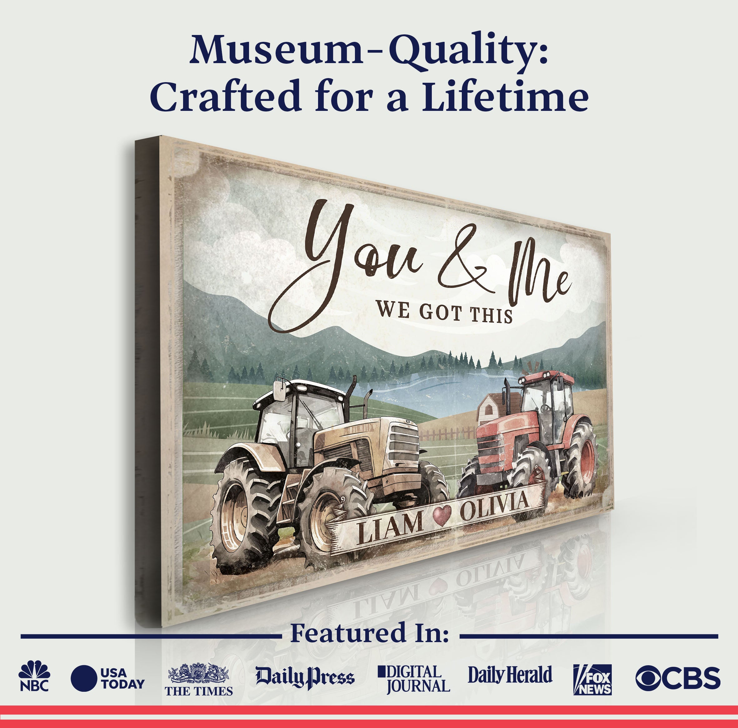 Tractor Themed We Got This Couple Sign on sale at MyriadMart