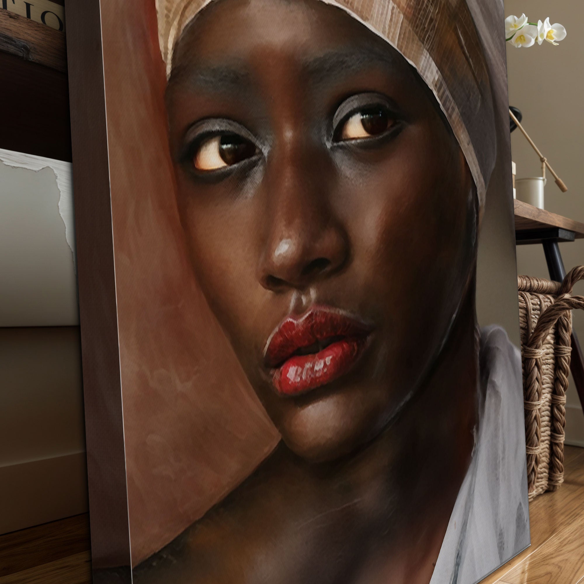 African Woman Painting Wall Art on sale at MyriadMart