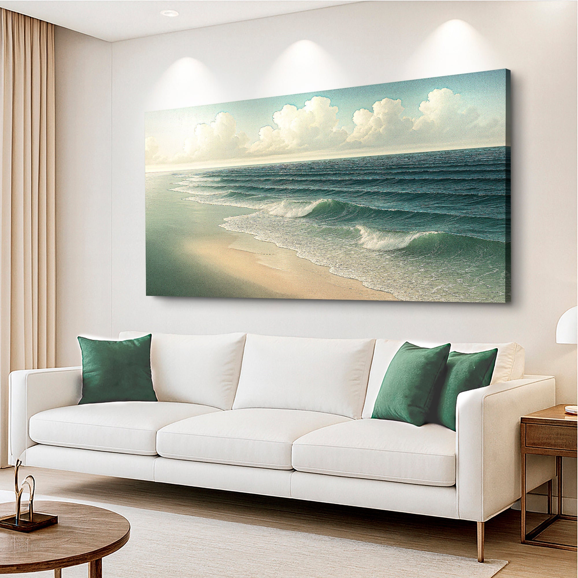 Beach Shoreline Coastal Wall Art VI on sale at MyriadMart