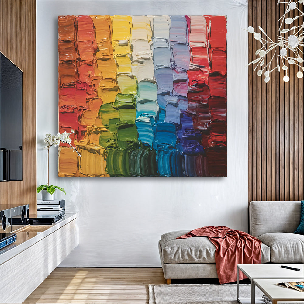 Chroma Flow Impasto Wall Art on sale at MyriadMart