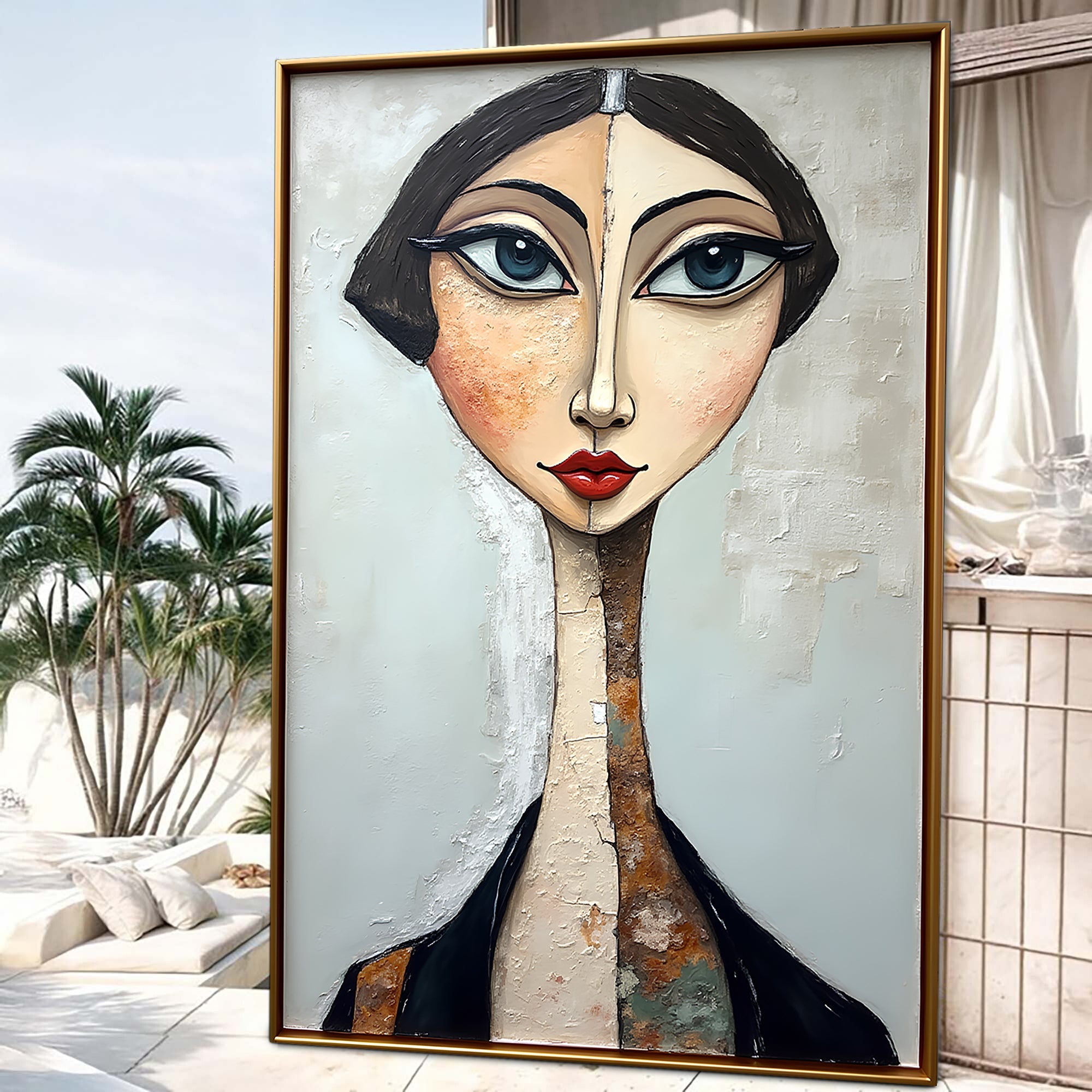 Serene Graze Figurative Impasto Wall Art on sale at MyriadMart