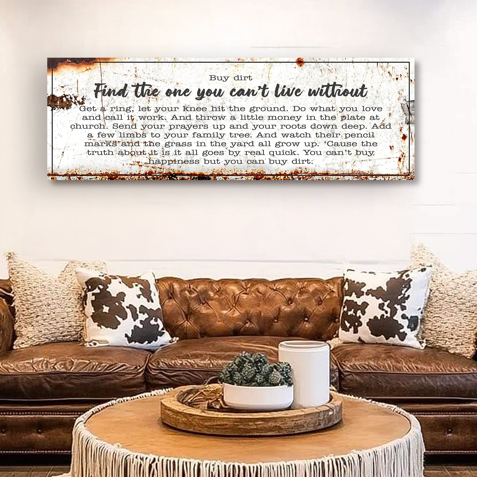 Find The One You Can't Live Without Family Sign on sale at MyriadMart