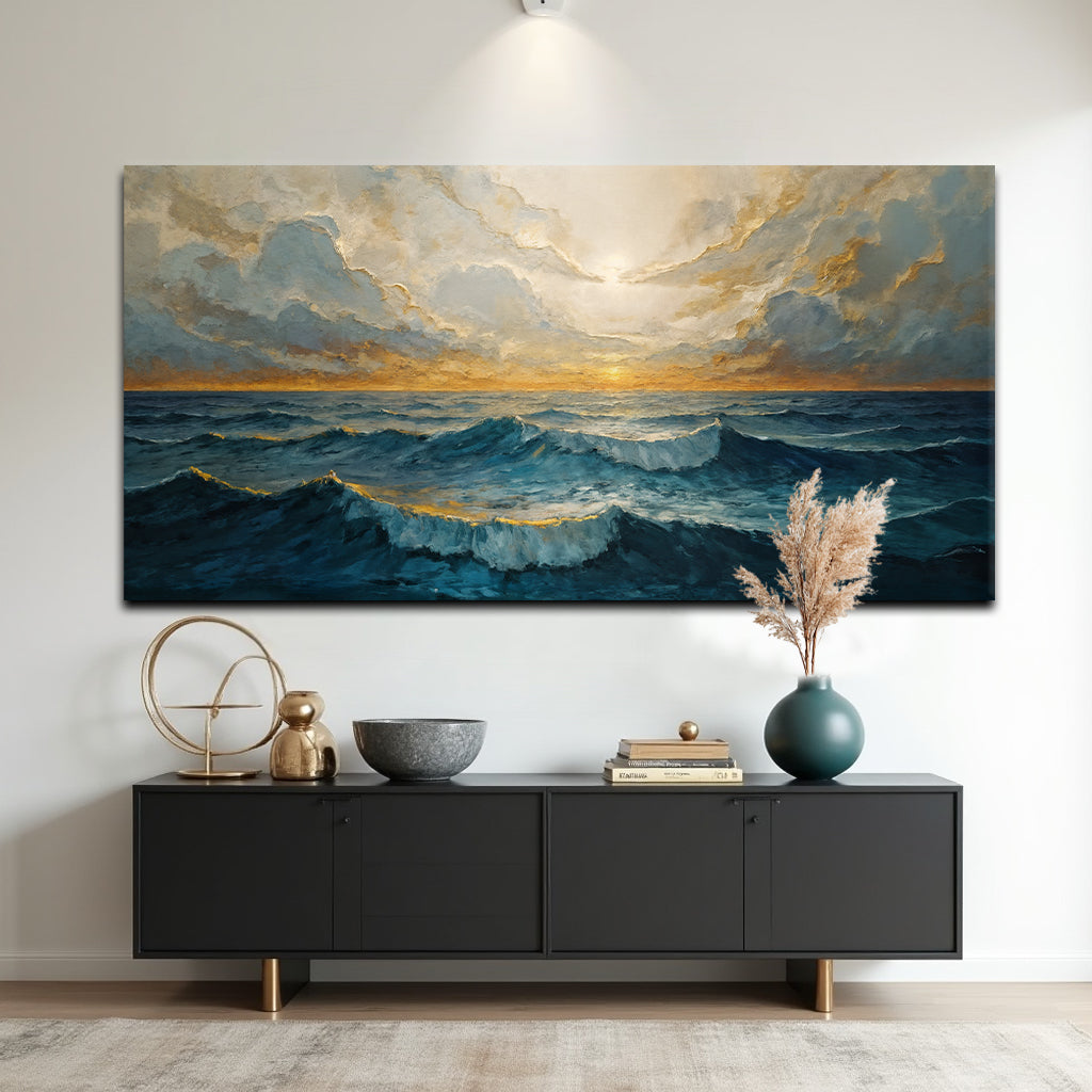 Waterscape Abstract Wall Art XI on sale at MyriadMart