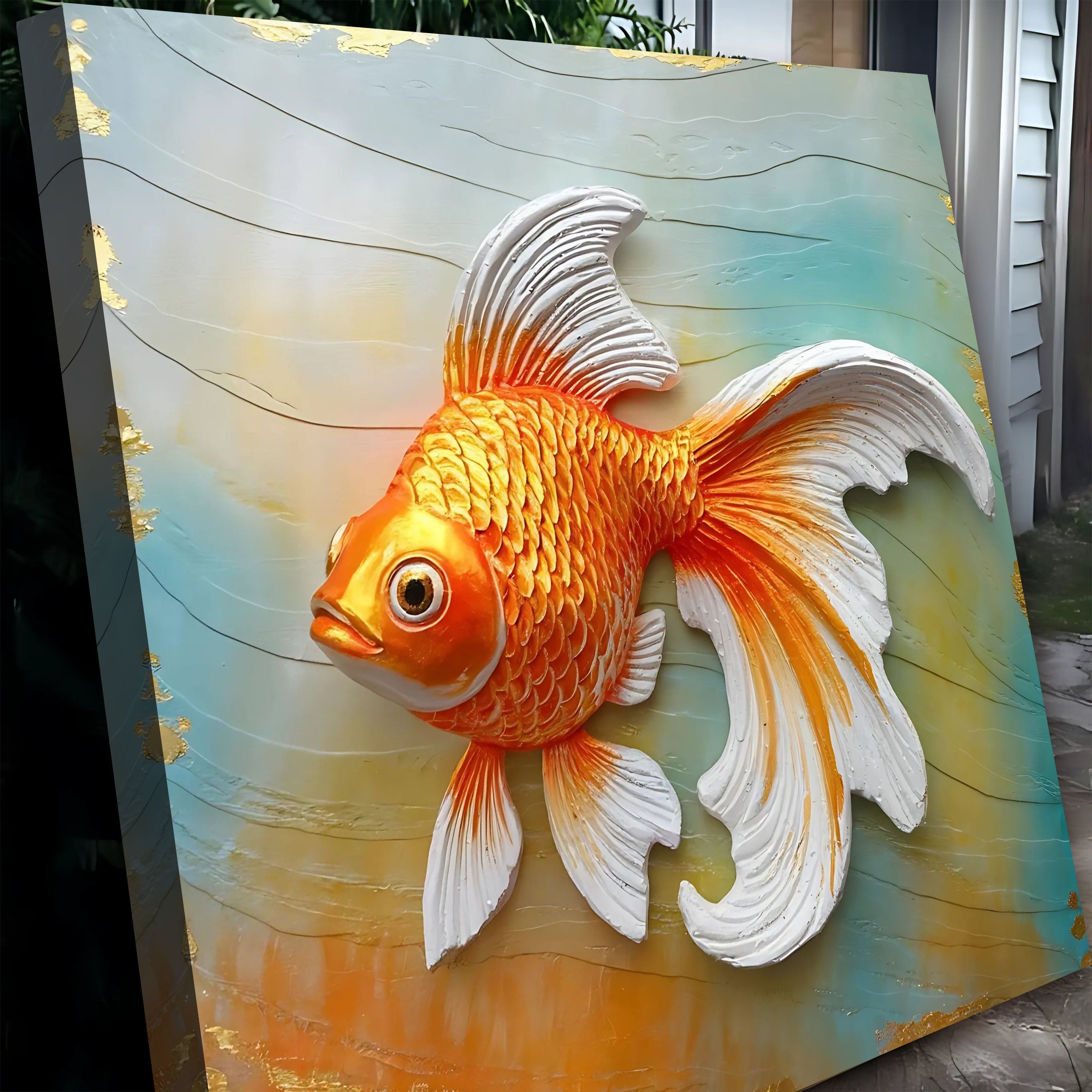 3D Goldfish Wall Art on sale at MyriadMart
