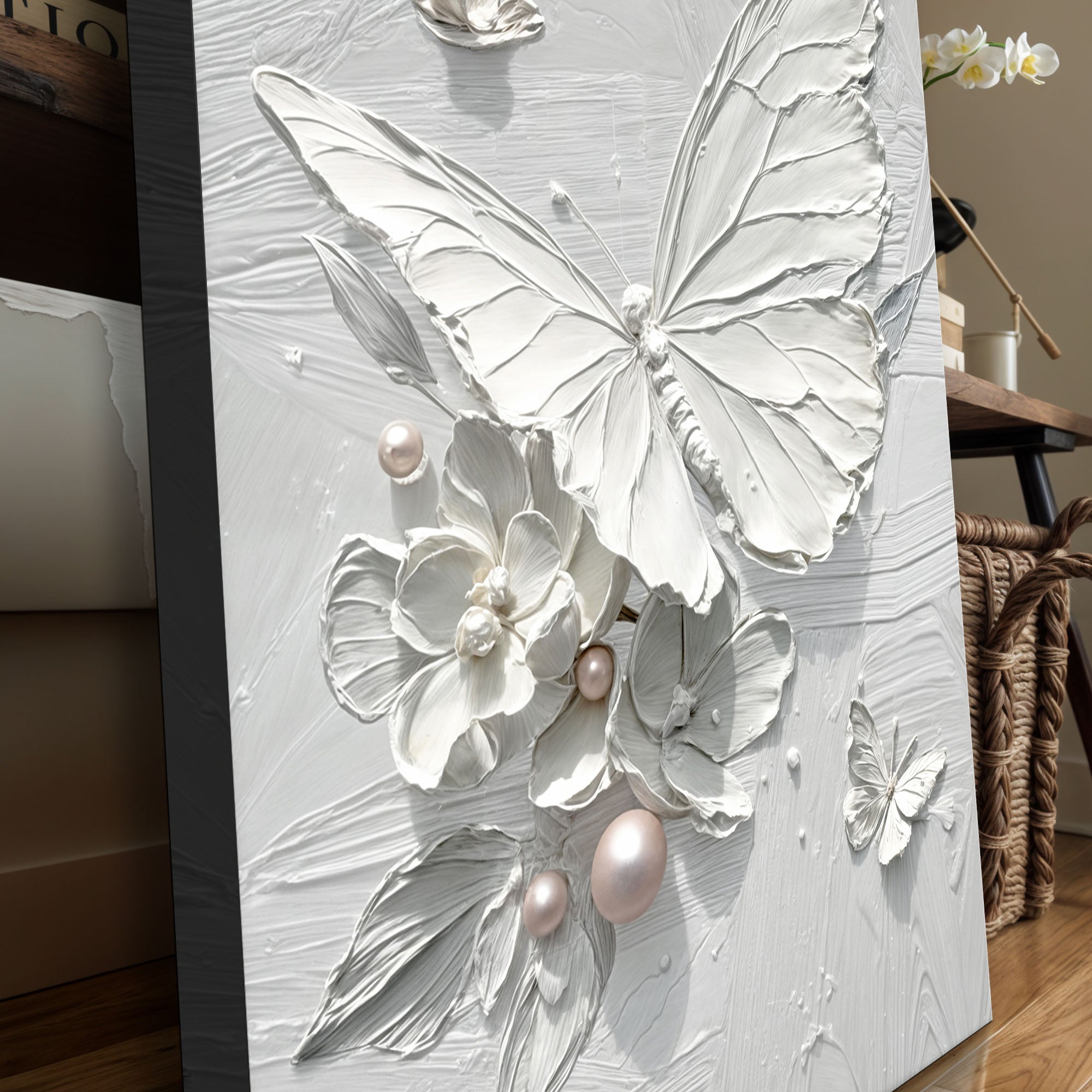 White Butterfly Wall Art on sale at MyriadMart