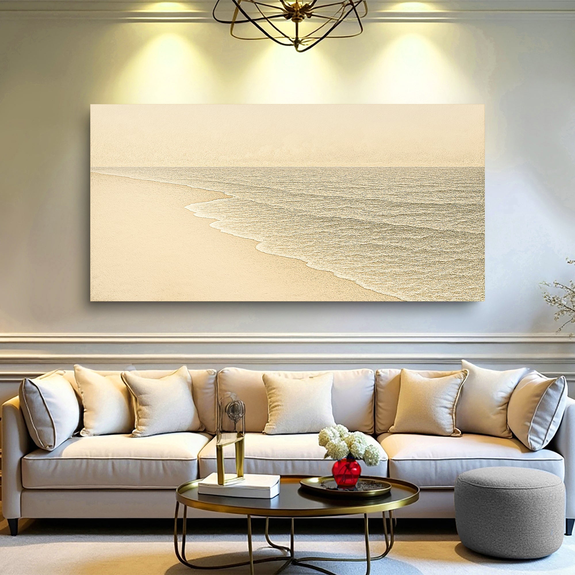 Beach Shoreline Coastal Wall Art III on sale at MyriadMart