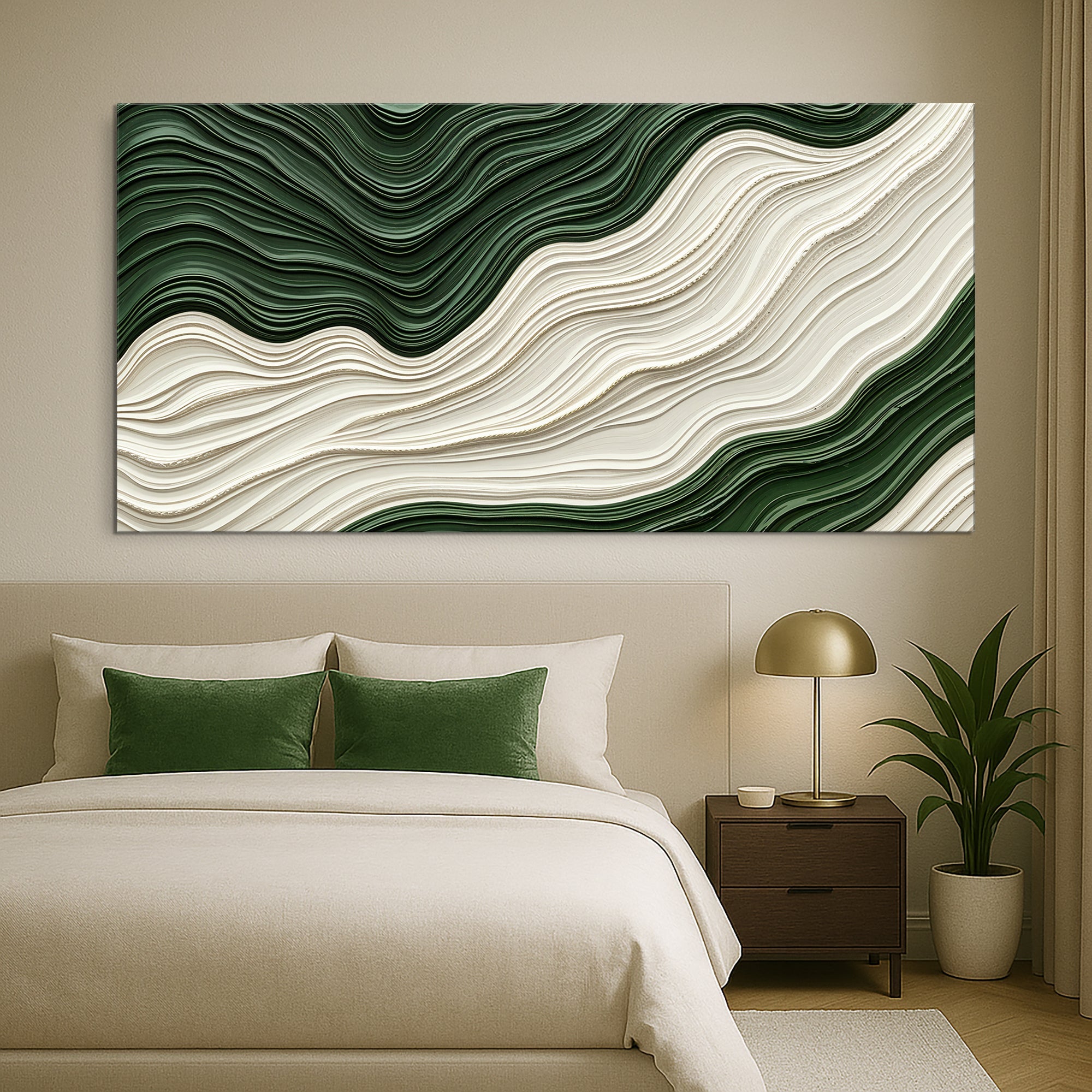 Green Rivers Abstract Wall Art VIII on sale at MyriadMart