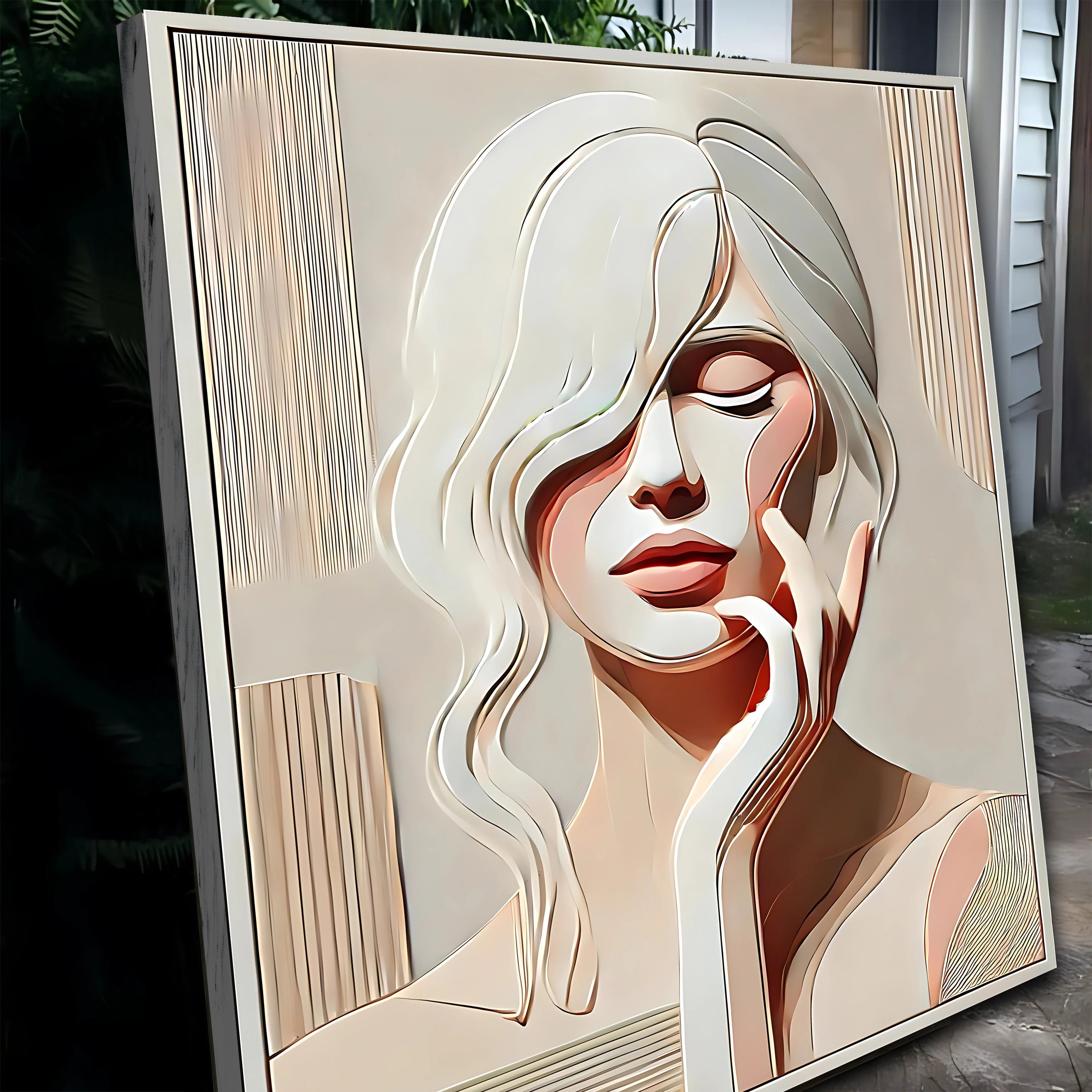 Whispered Contours Abstract Wall Art on sale at MyriadMart