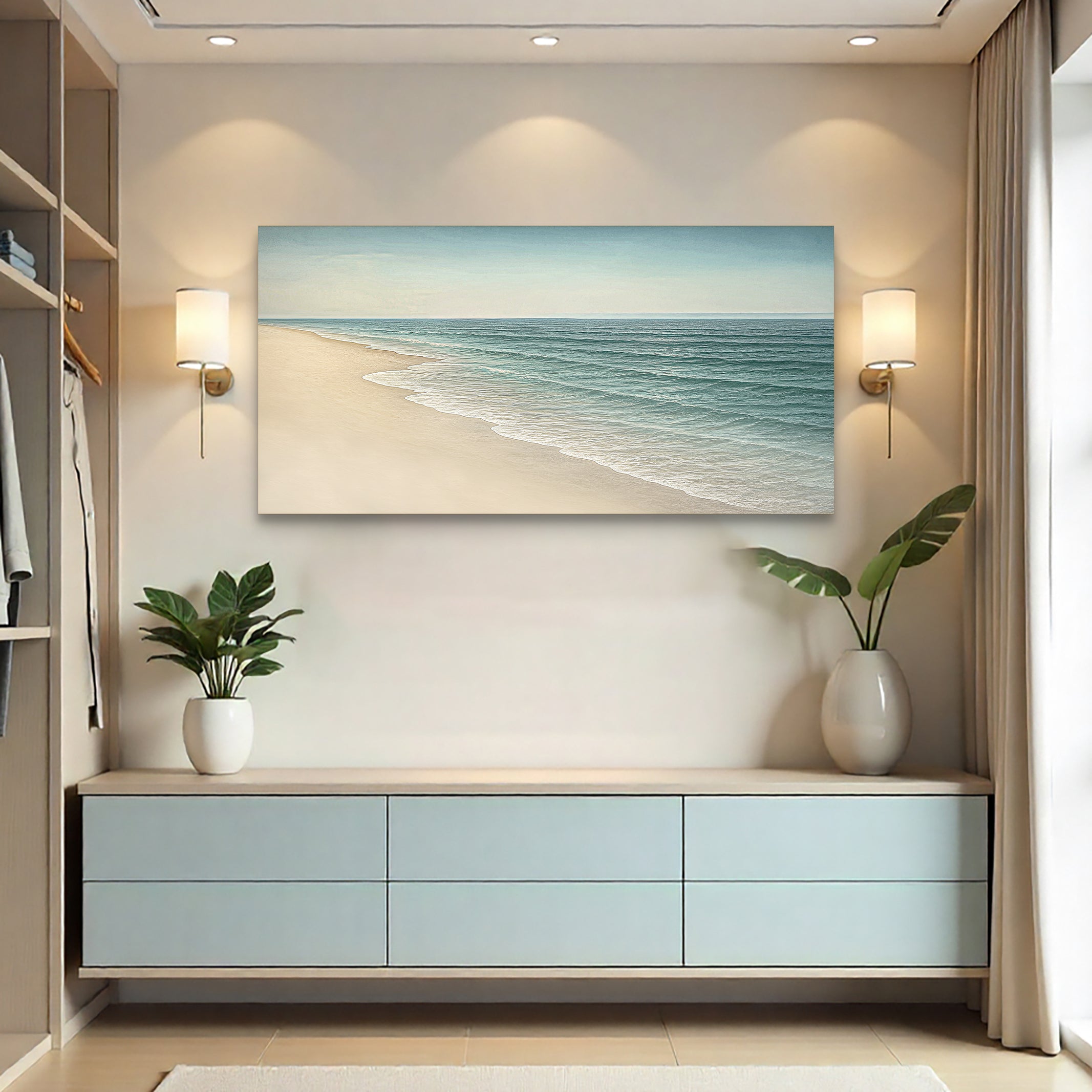 Beach Shoreline Coastal Wall Art II on sale at MyriadMart