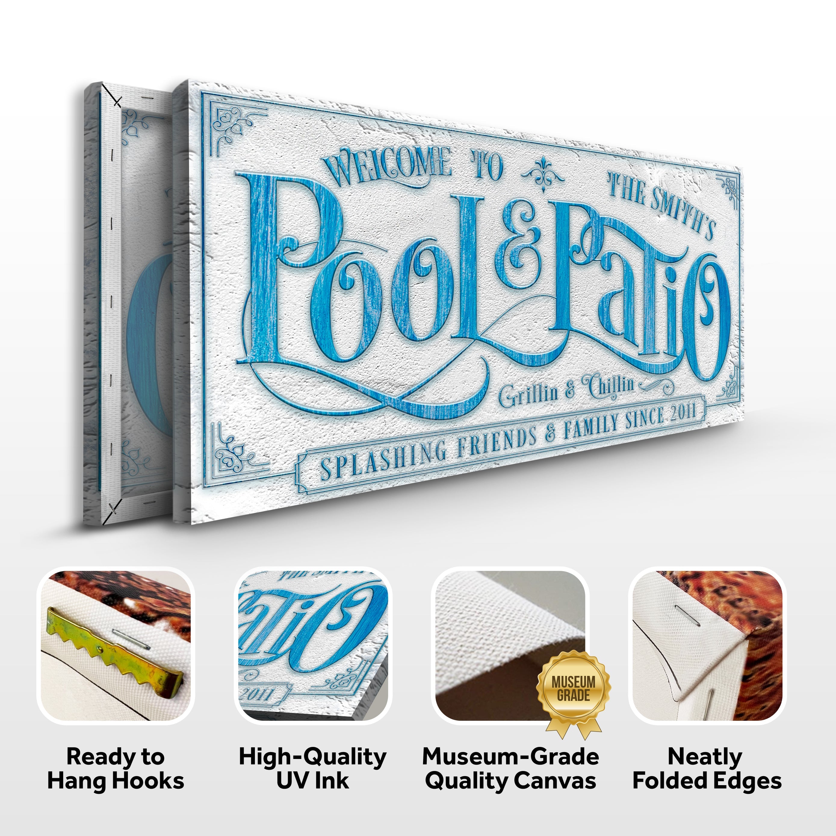 Personalized Swimming Pool Sign on sale at MyriadMart