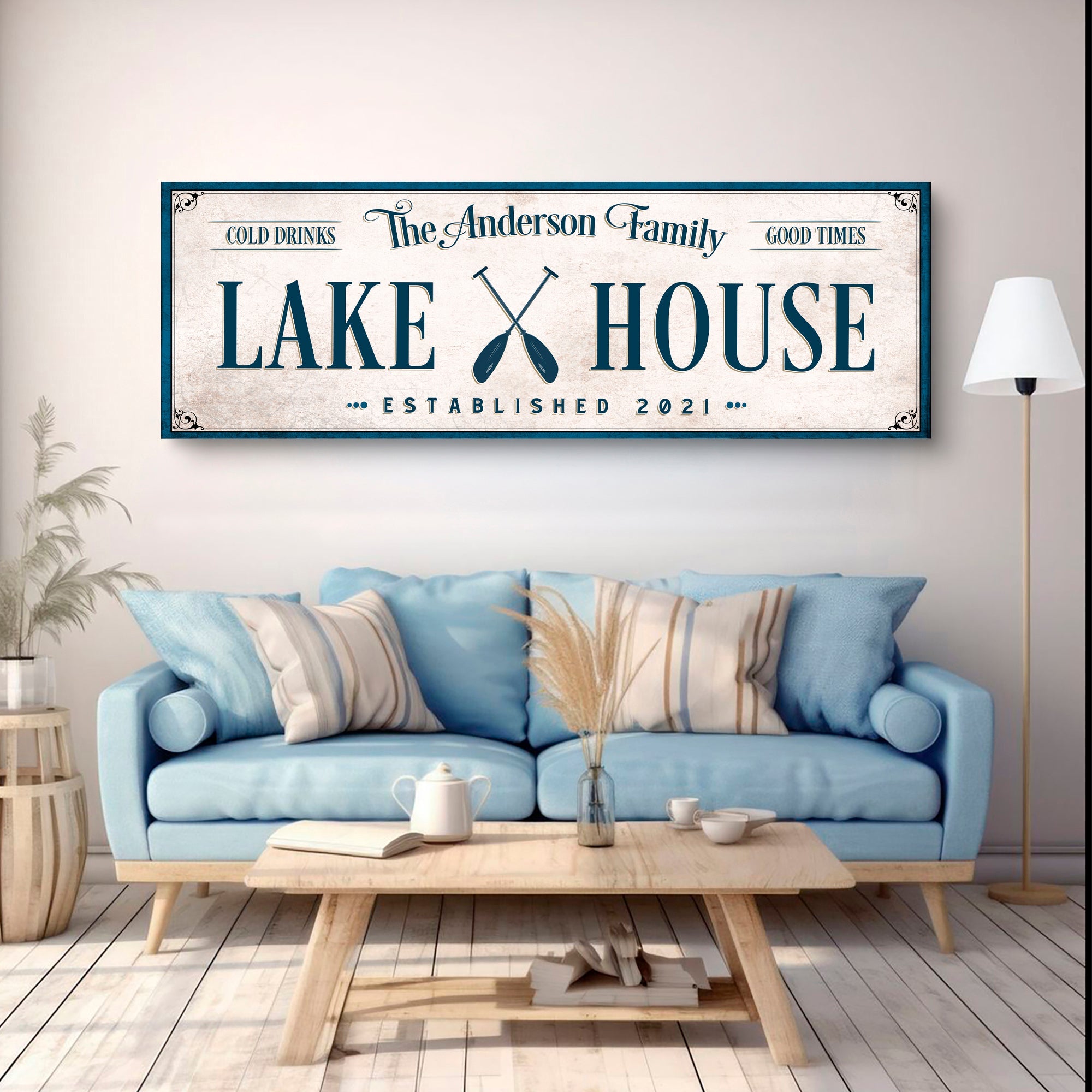 Personalized Lake House Sign IV on sale at MyriadMart