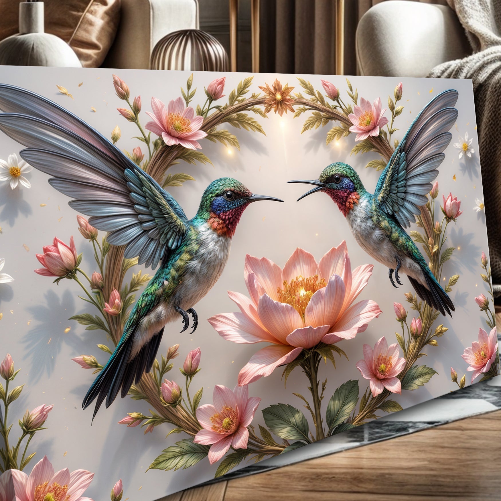 3D Hummingbirds Wall Art VI on sale at MyriadMart