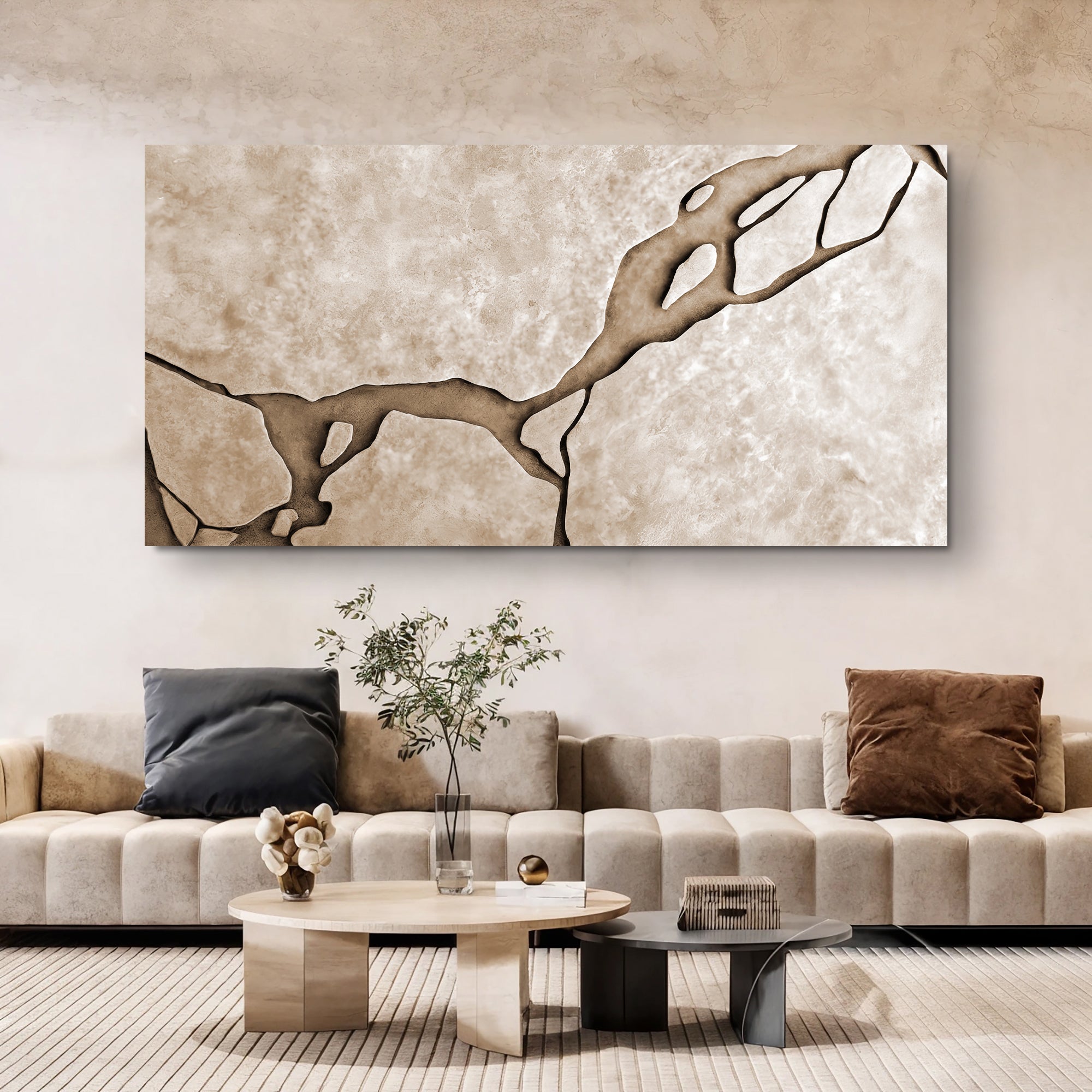 Muddy Abstract Wall Art on sale at MyriadMart