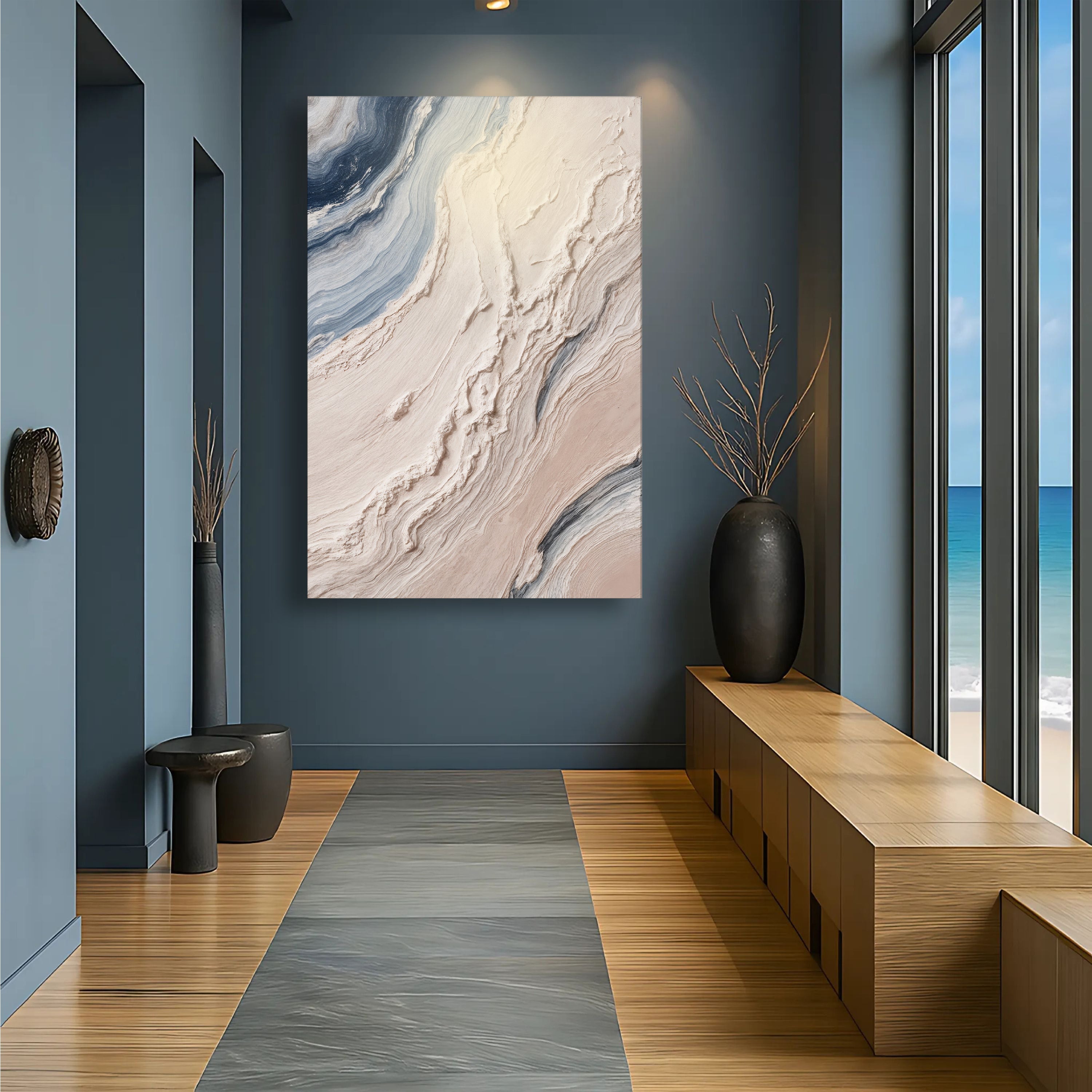 Minimalist Waves Wall Art III on sale at MyriadMart