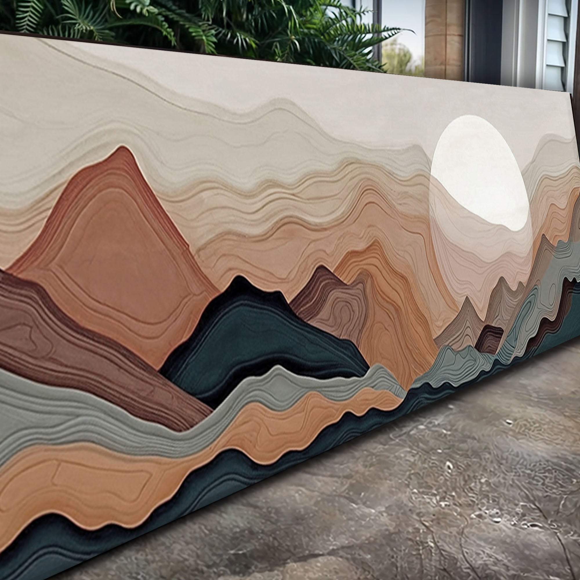 Abstract Mountains Landscape Wall Art on sale at MyriadMart