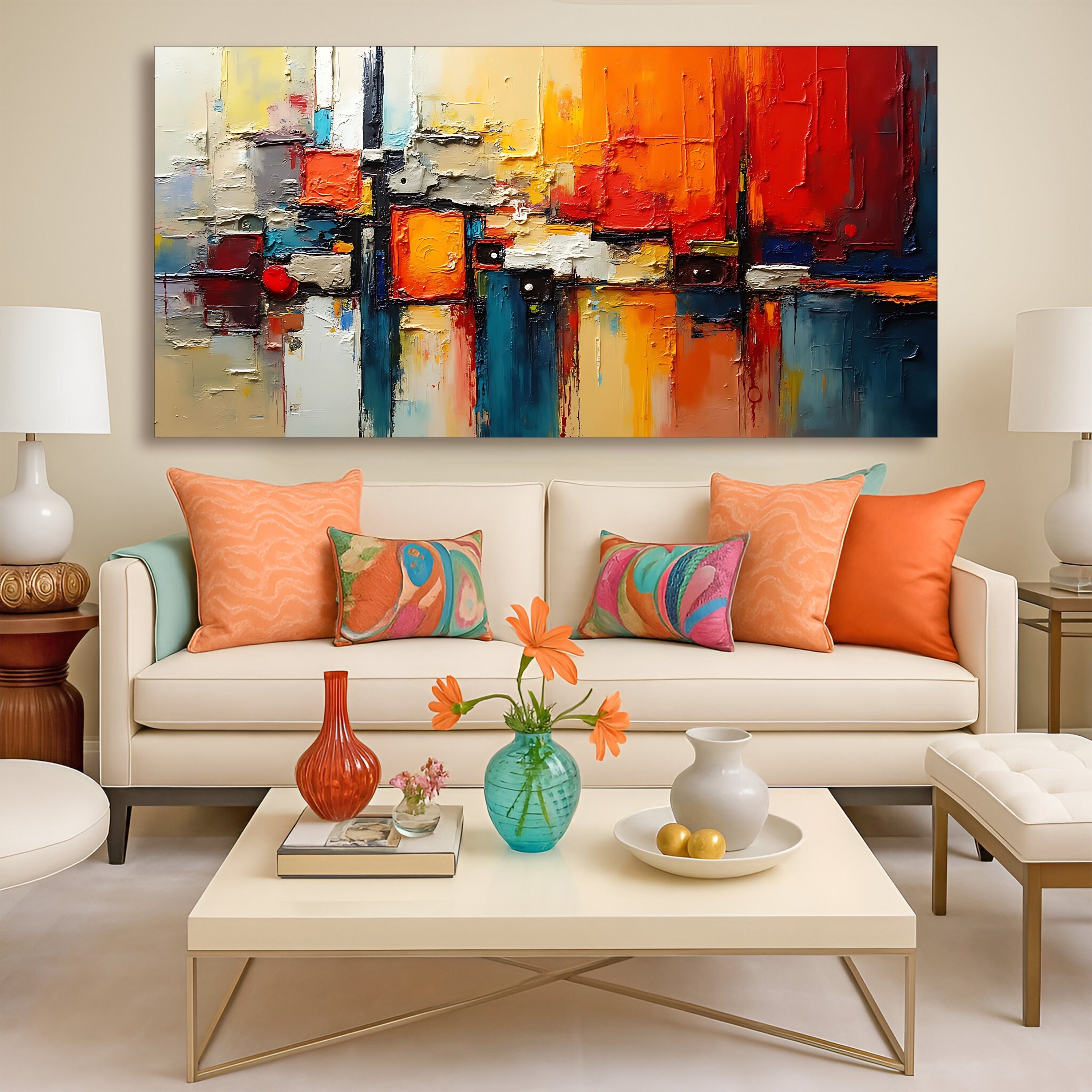 Colorful Abstract Wall Art II on sale at MyriadMart