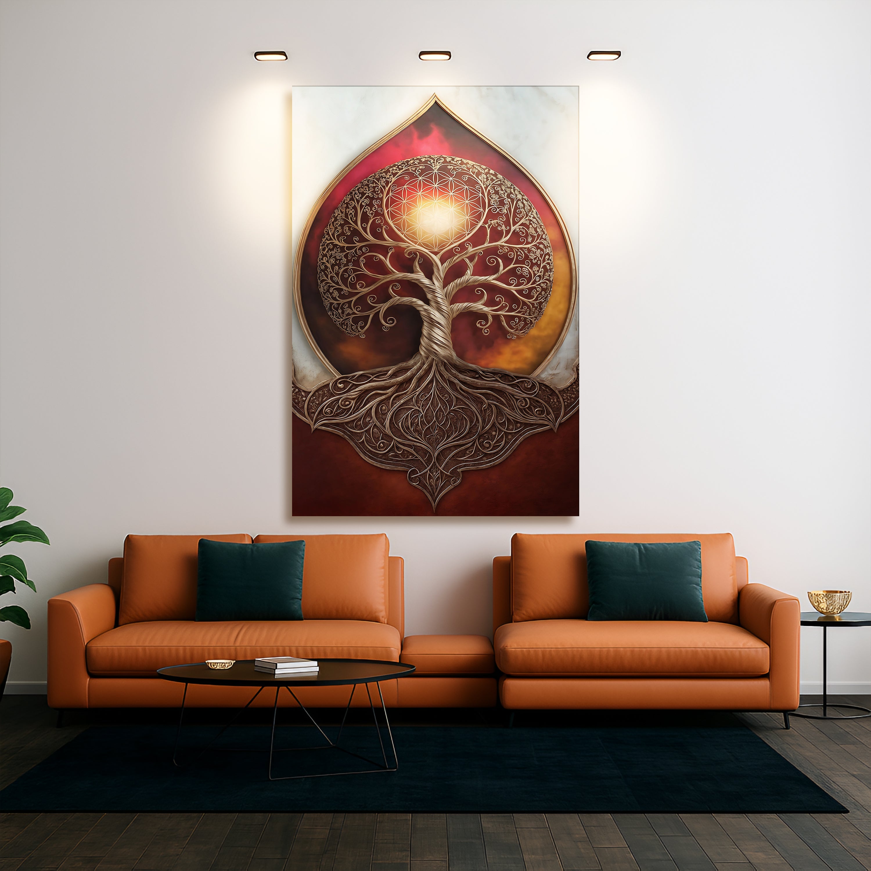 Tree of Life: Sacred Geometry Abstract Wall Art on sale at MyriadMart