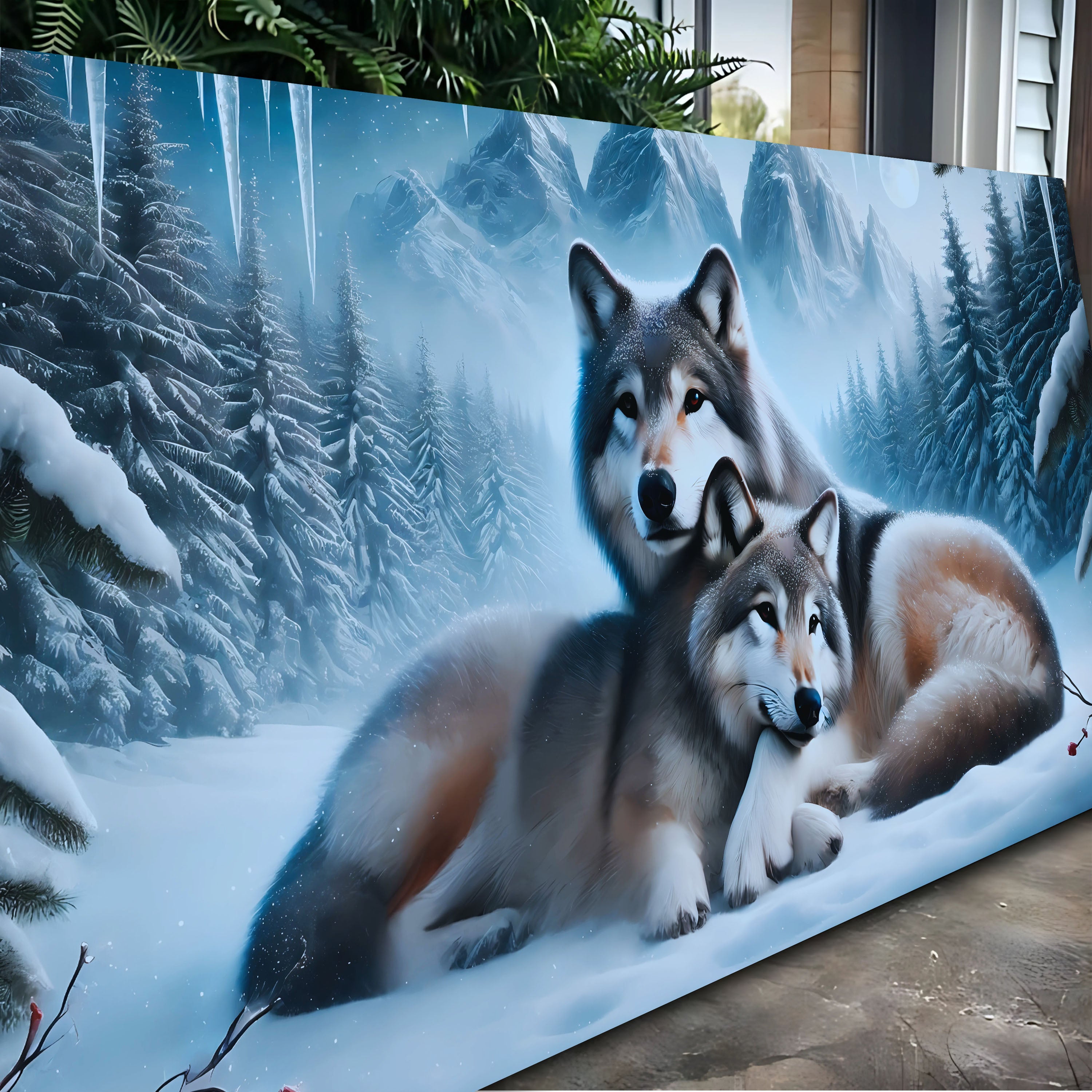 3D Wolves Wall Art III on sale at MyriadMart