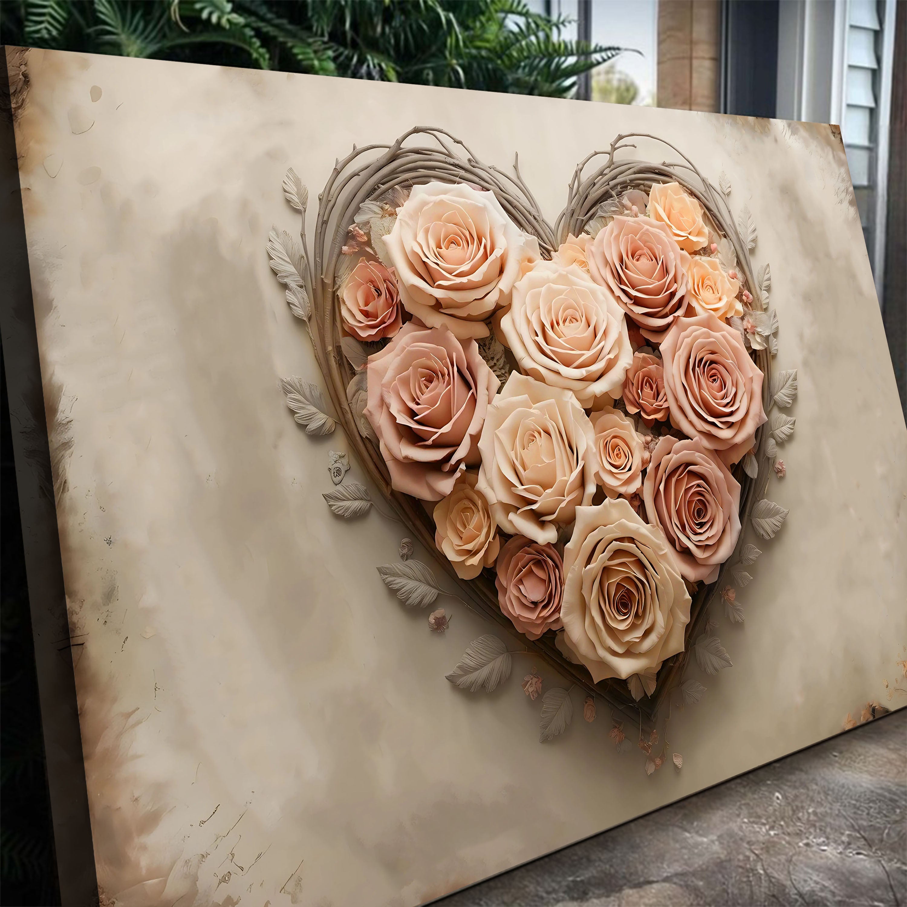 3D Floral Heart Wall Art III on sale at MyriadMart
