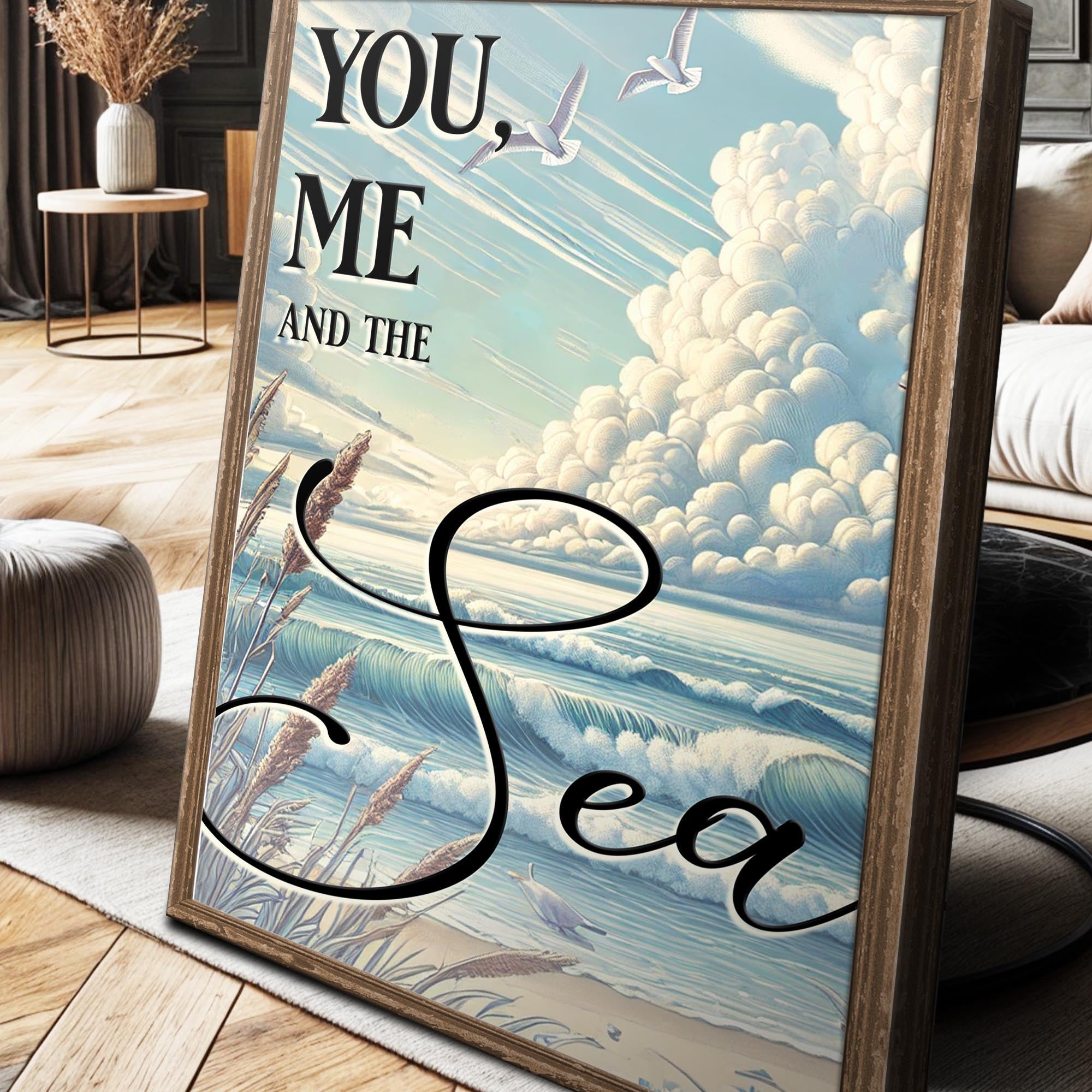 You Me and the Sea Coastal Sign III on sale at MyriadMart