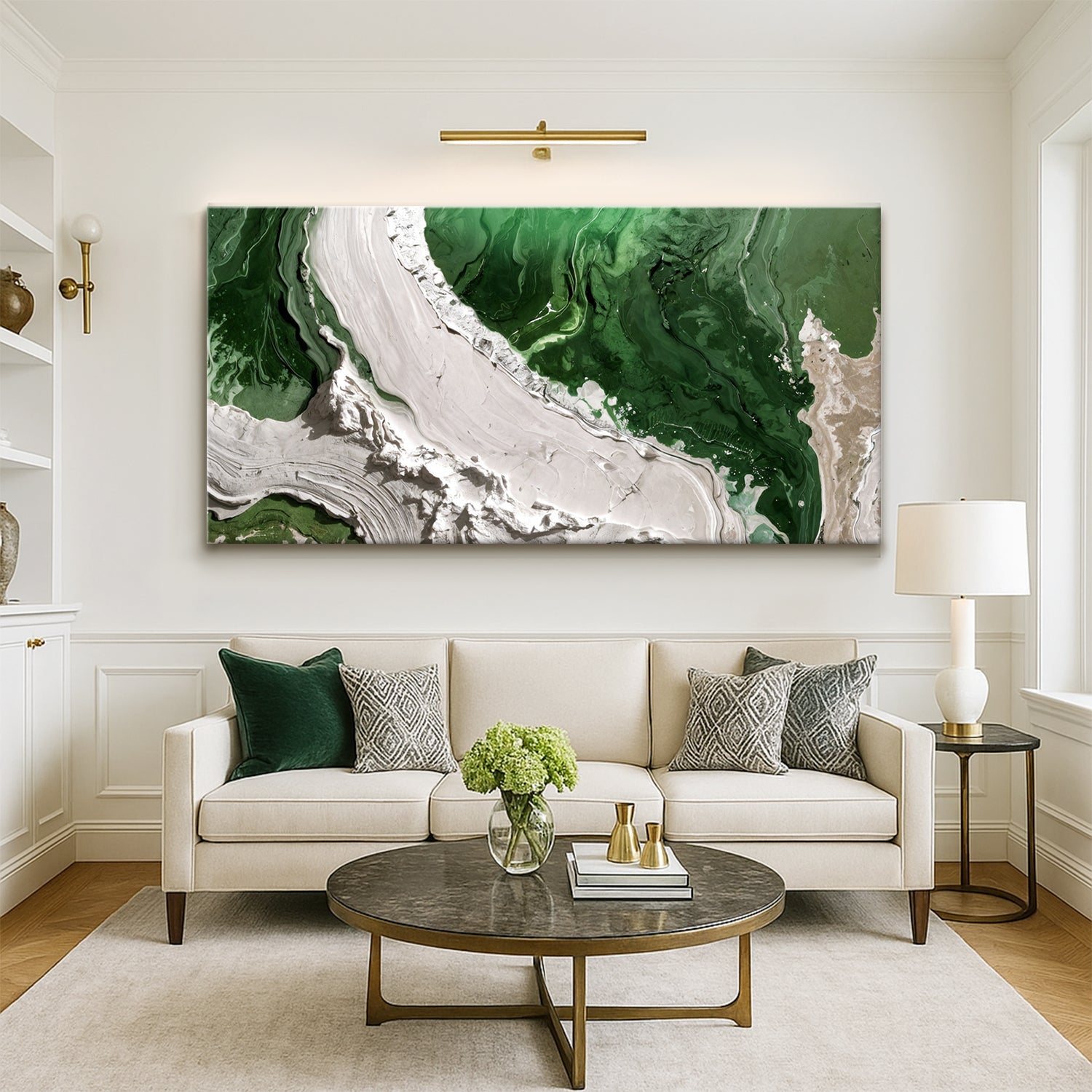 Green Rivers Abstract Wall Art IV on sale at MyriadMart
