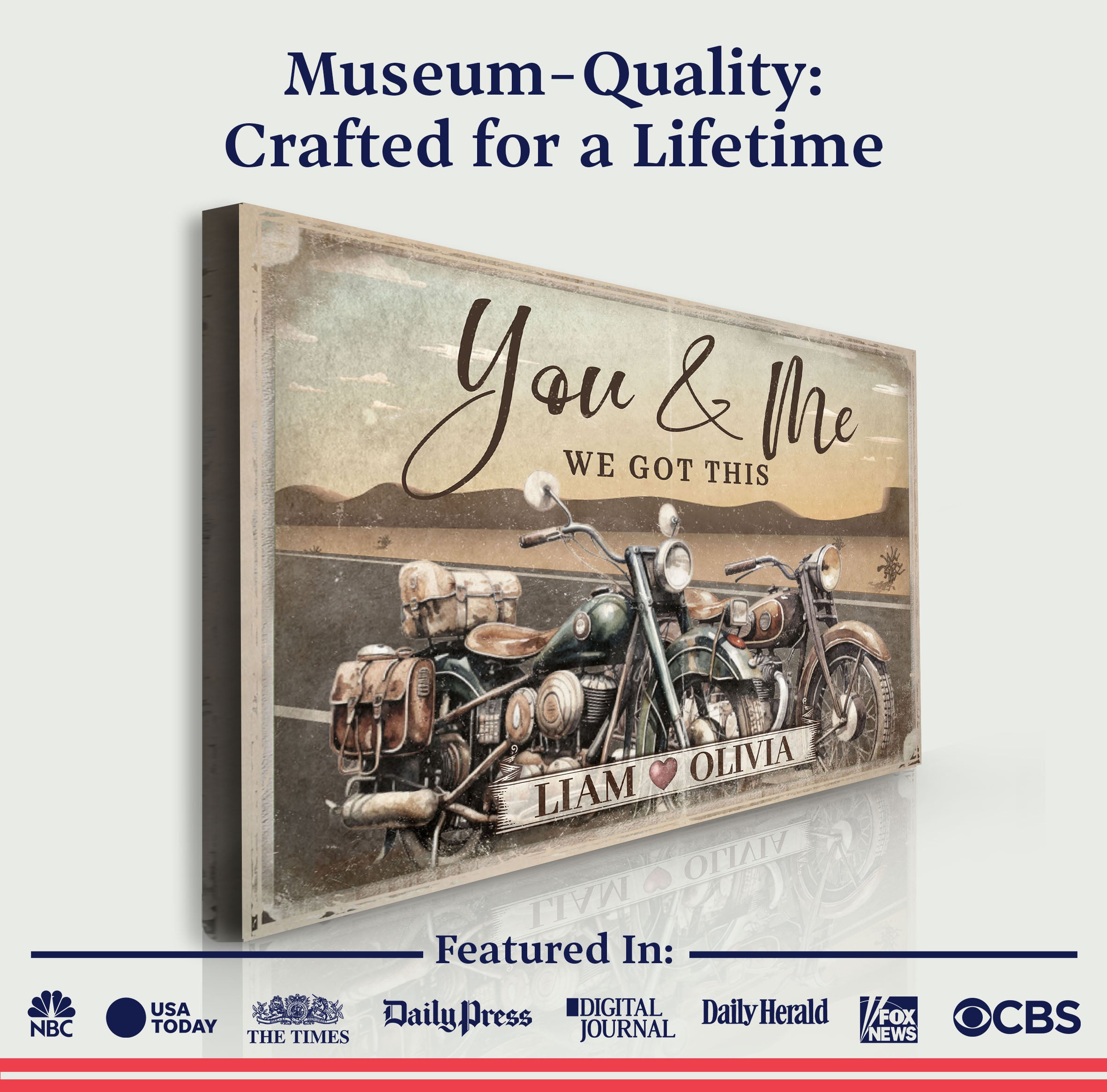 Motorcycle Themed We Got This Couple Sign on sale at MyriadMart