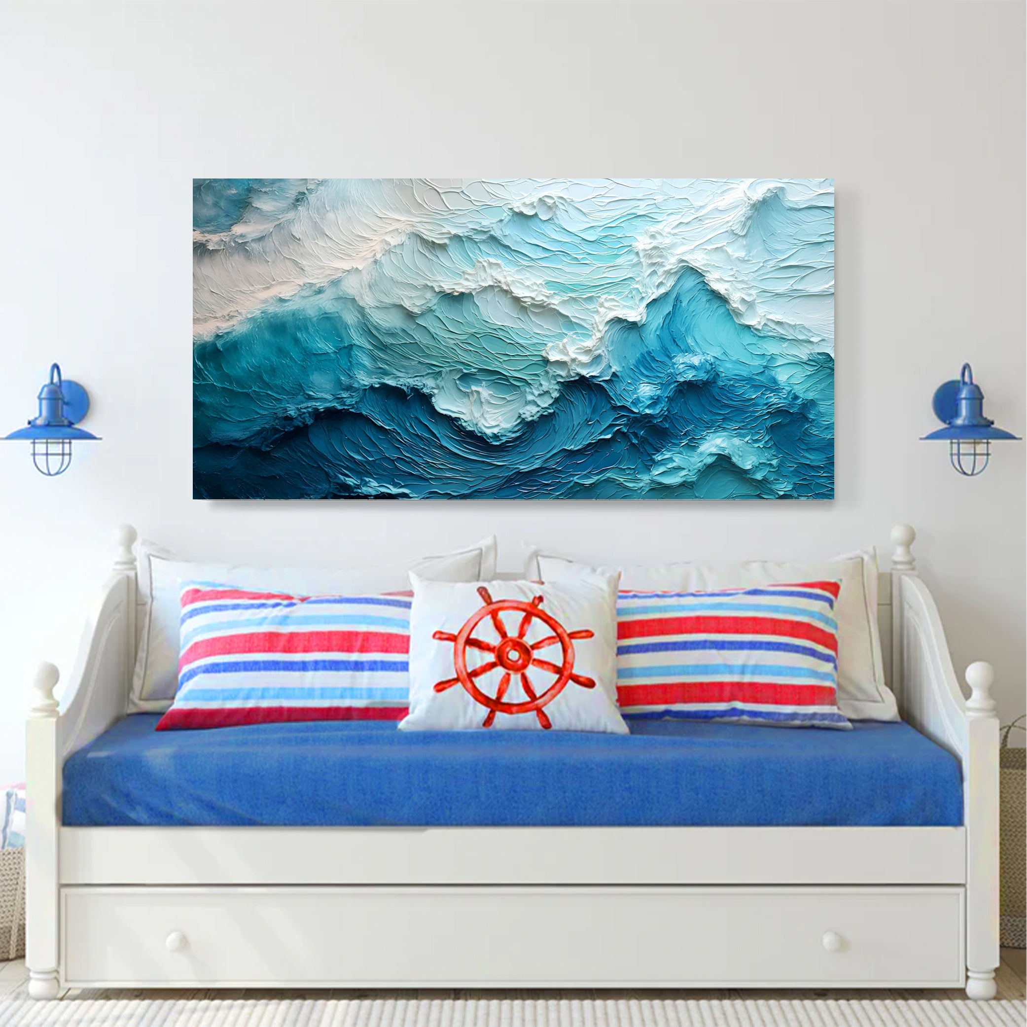 Blue Ocean Coastal Wall Art II on sale at MyriadMart