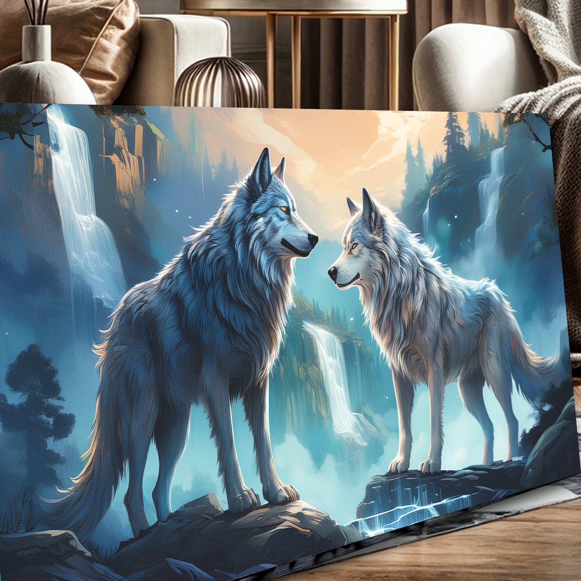 3D Wolves Wall Art IV on sale at MyriadMart