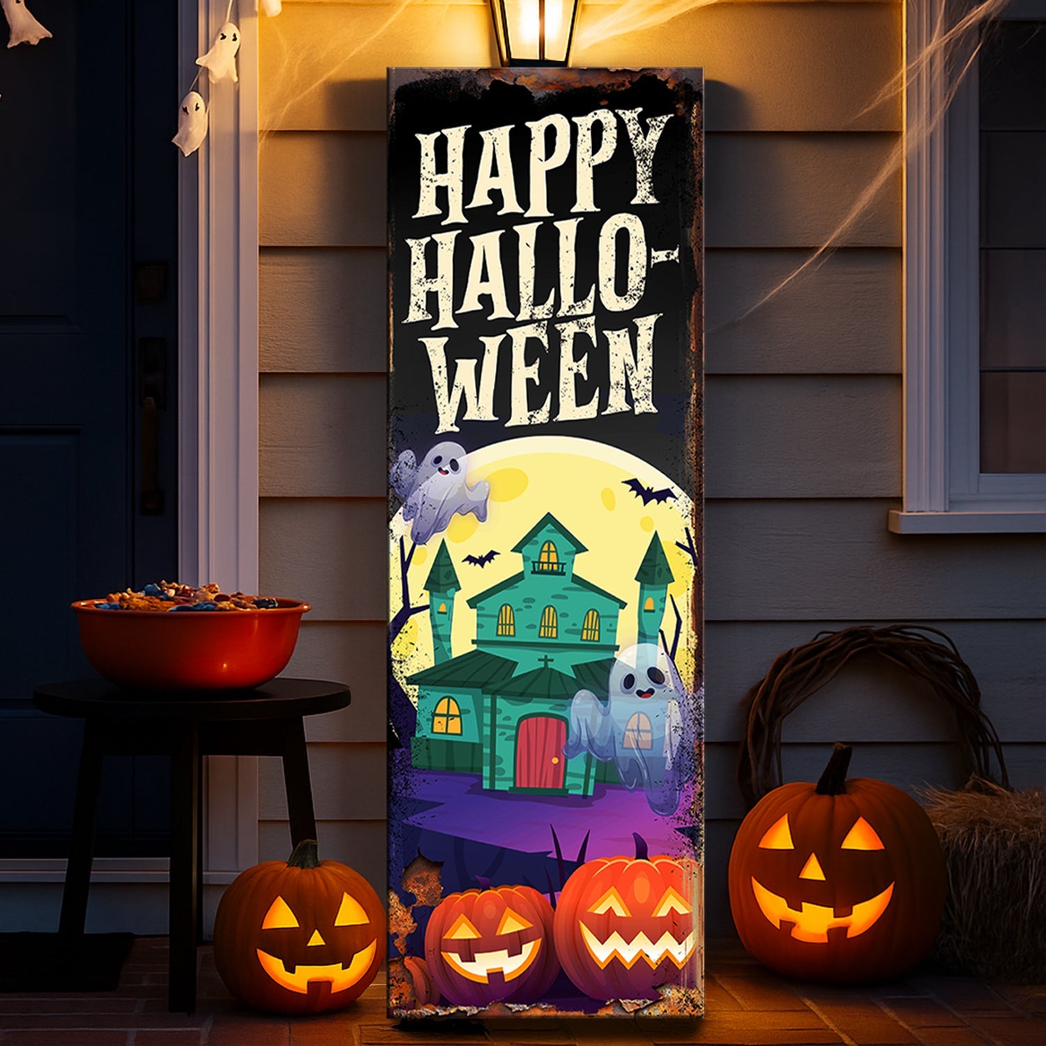 Halloween Welcome Sign on sale at MyriadMart