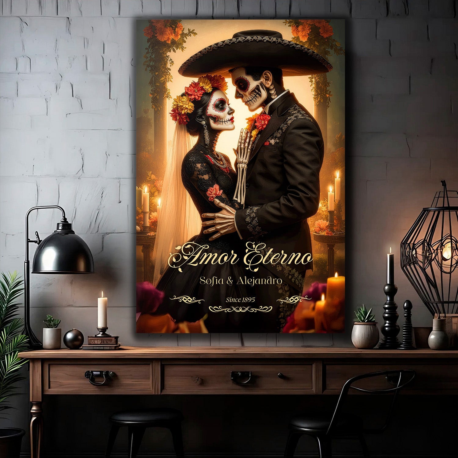 Personalized Eternal Love Halloween Sign on sale at MyriadMart