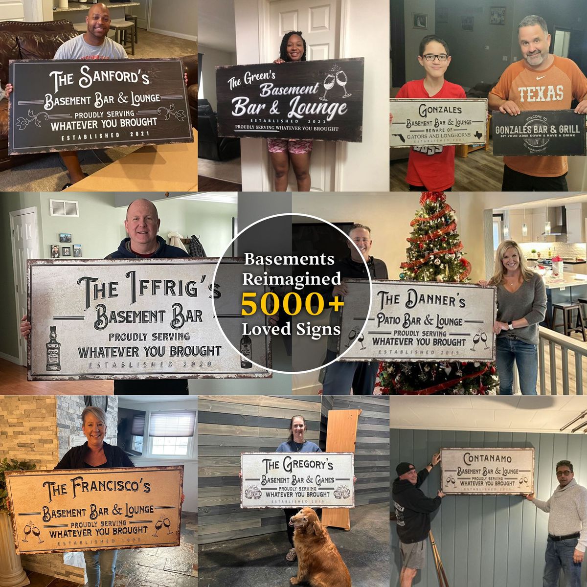 Basement Bar And Lounge Sign X on sale at MyriadMart