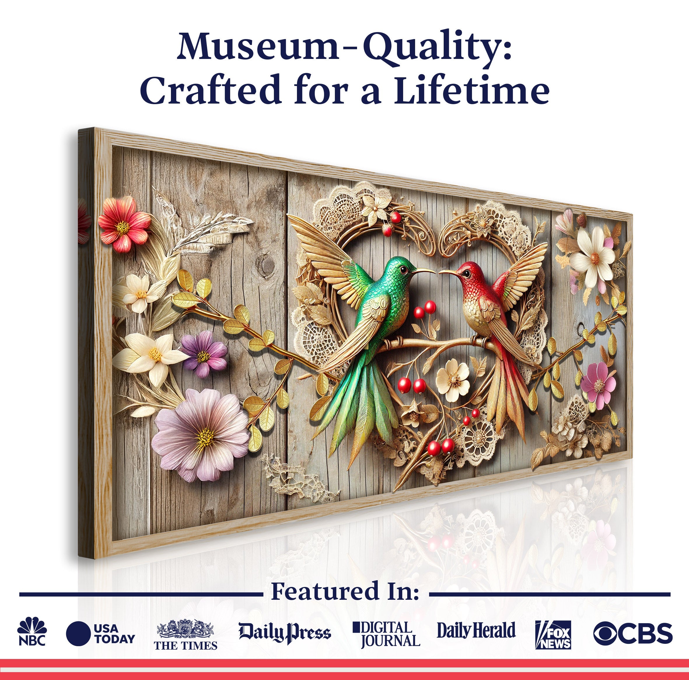 3D Hummingbirds Wall Art VII on sale at MyriadMart