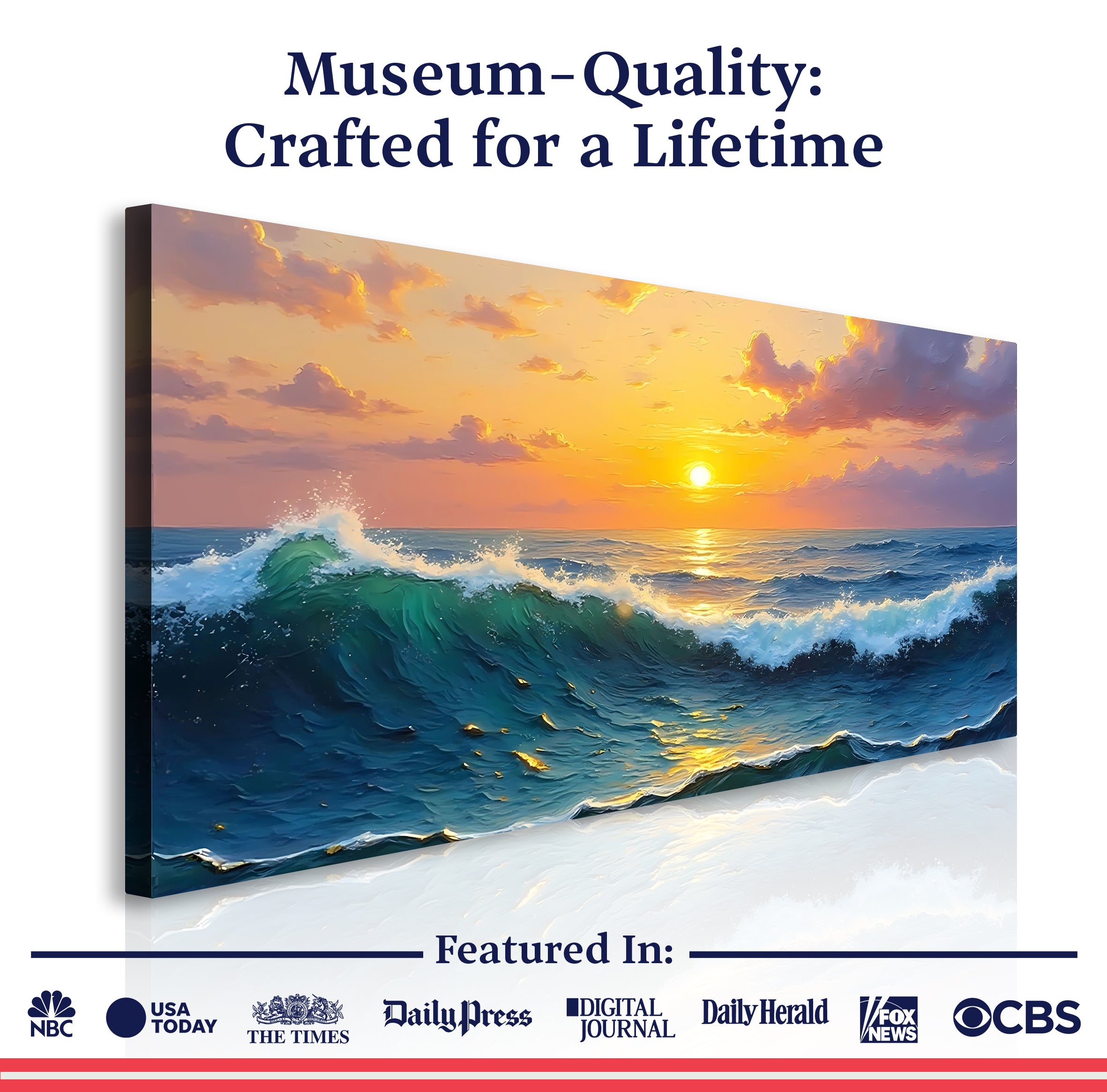 Waterscape Abstract Wall Art XII on sale at MyriadMart