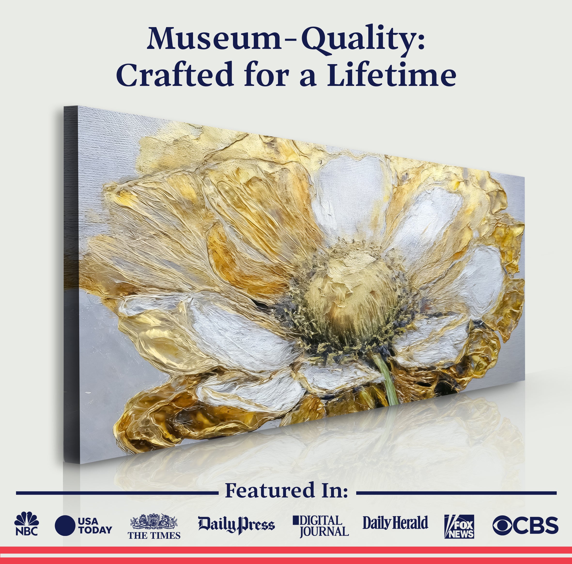 Golden Dandelion Minimalist Abstract Wall Art IX on sale at MyriadMart