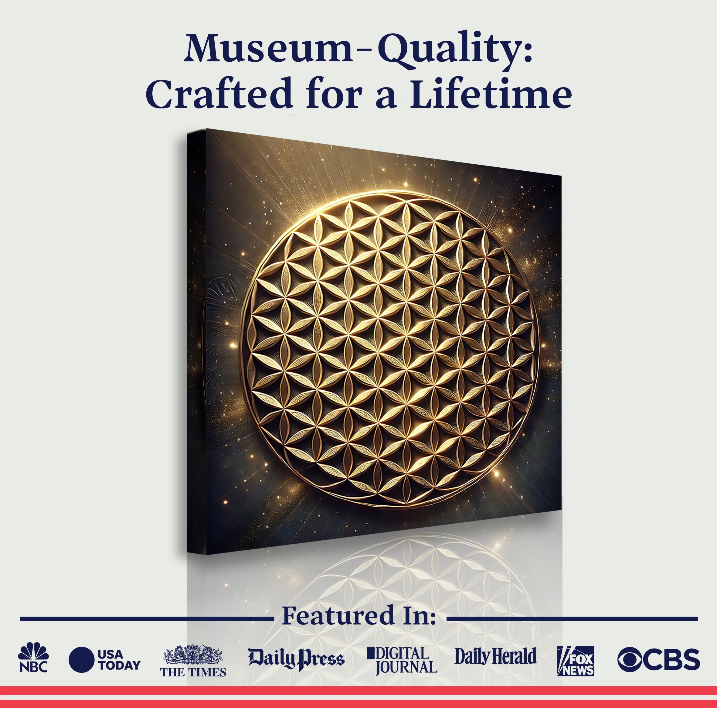 Flower Of Life Wall Art V on sale at MyriadMart