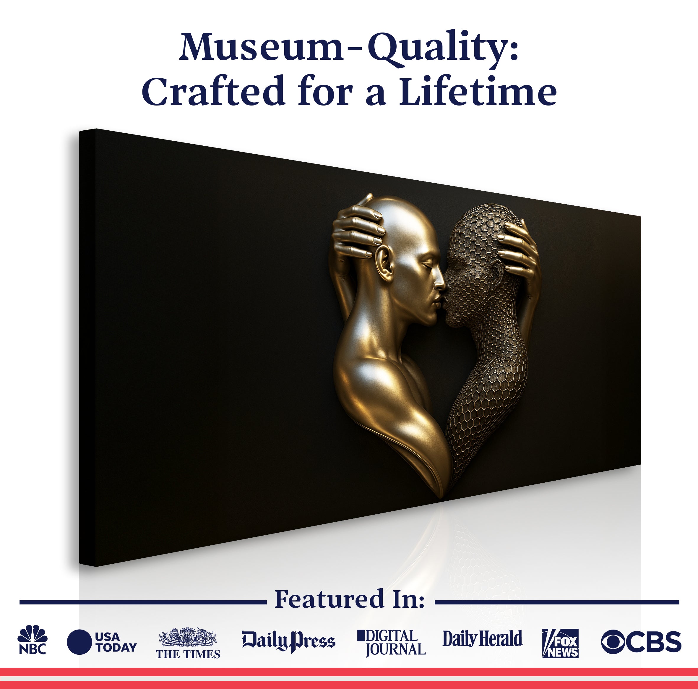 Eternal Love Figure Abstract Wall Art V on sale at MyriadMart