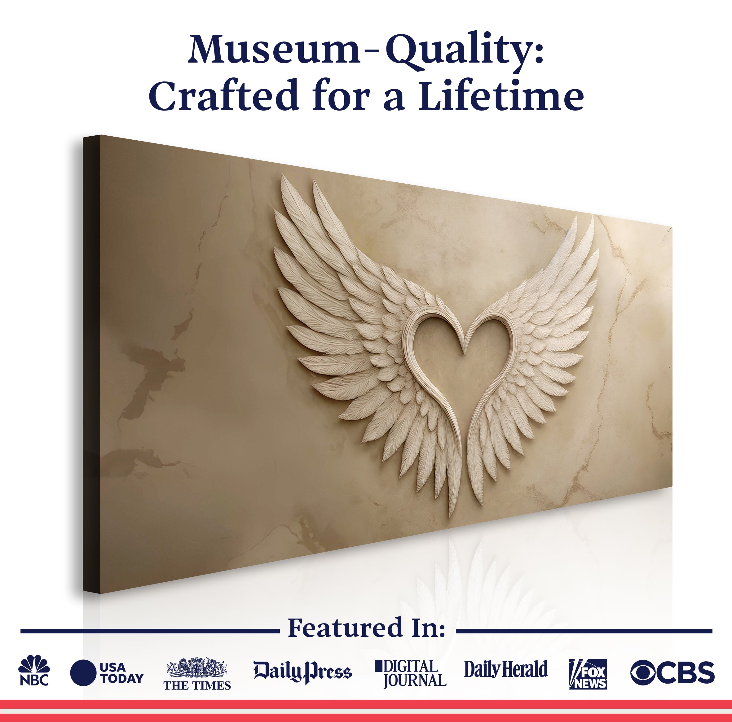 Wings Of Love Abstract Wall Art on sale at MyriadMart