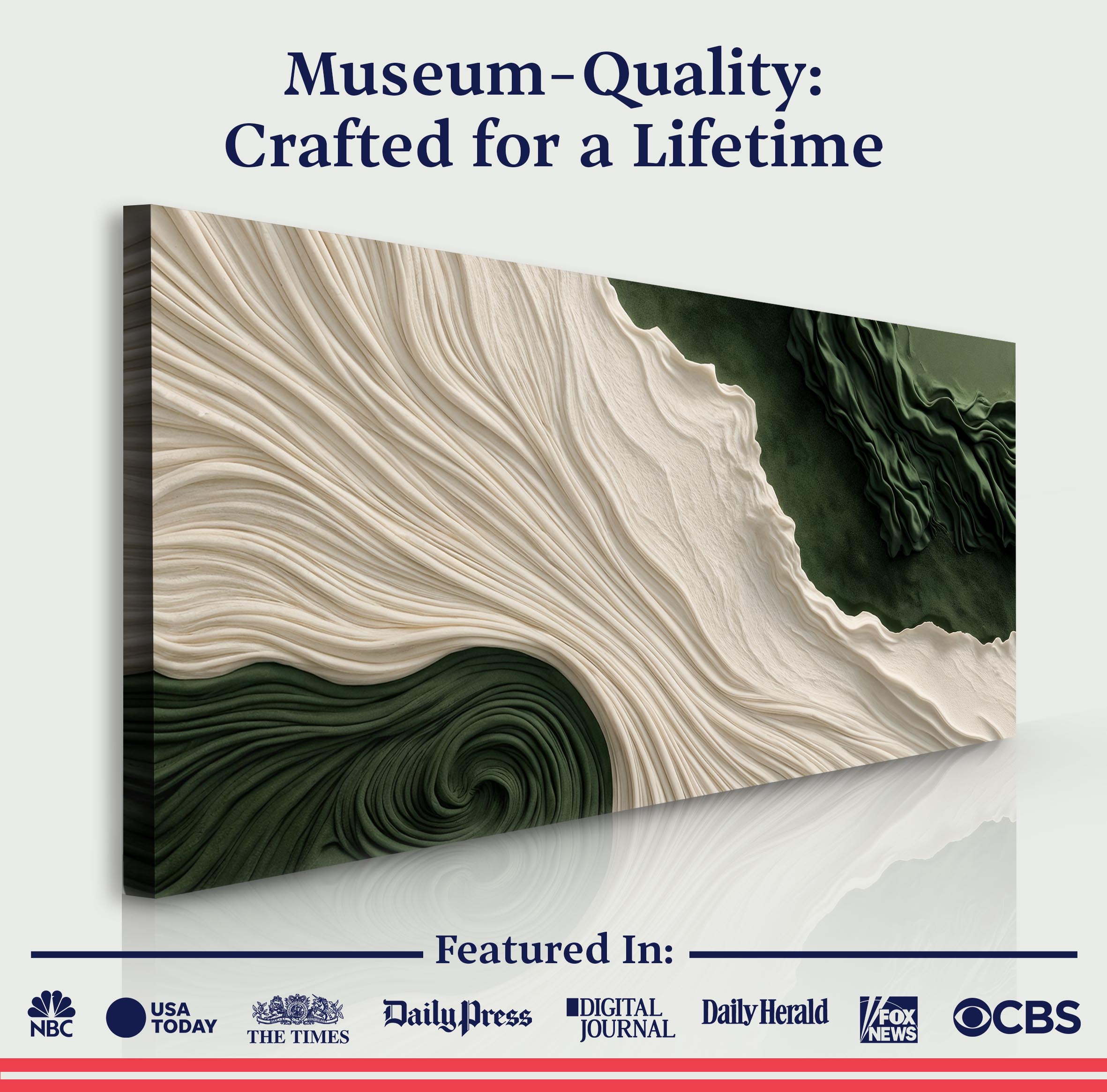 Green Rivers Abstract Wall Art XI on sale at MyriadMart