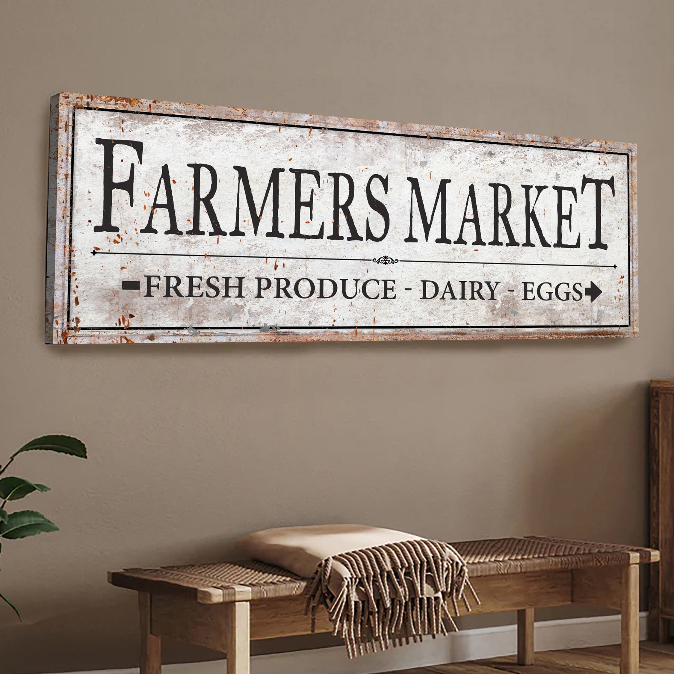 Farmers Market Sign III on sale at MyriadMart