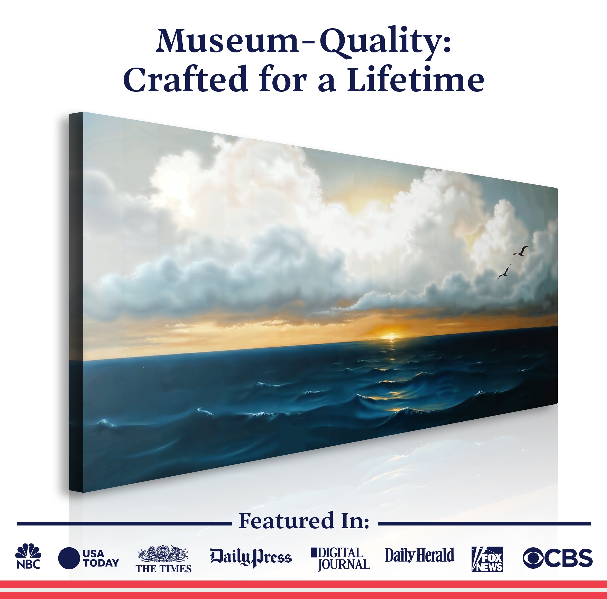 Waterscape Abstract Wall Art II on sale at MyriadMart