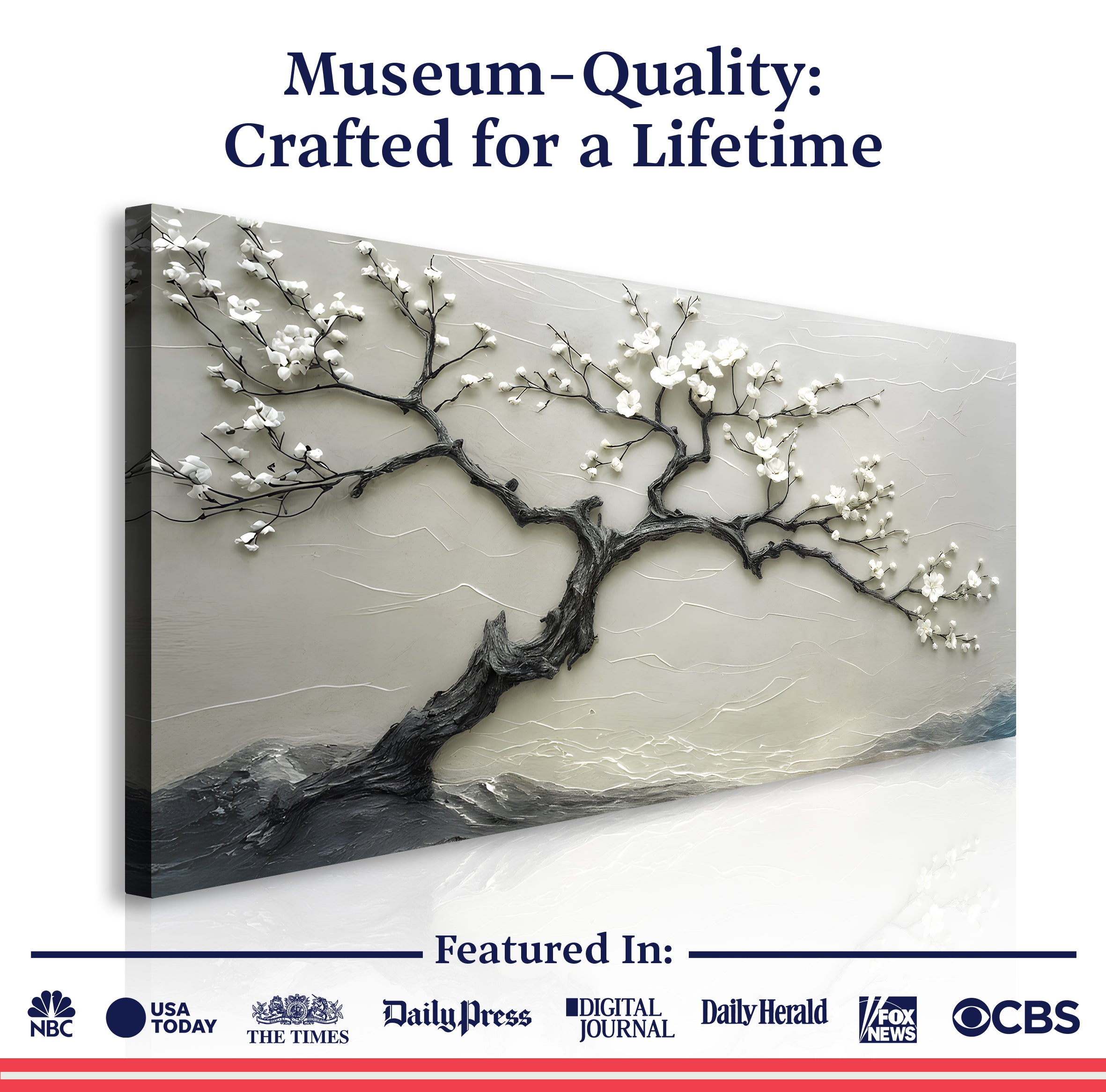 Silent Blossom Wall Art on sale at MyriadMart