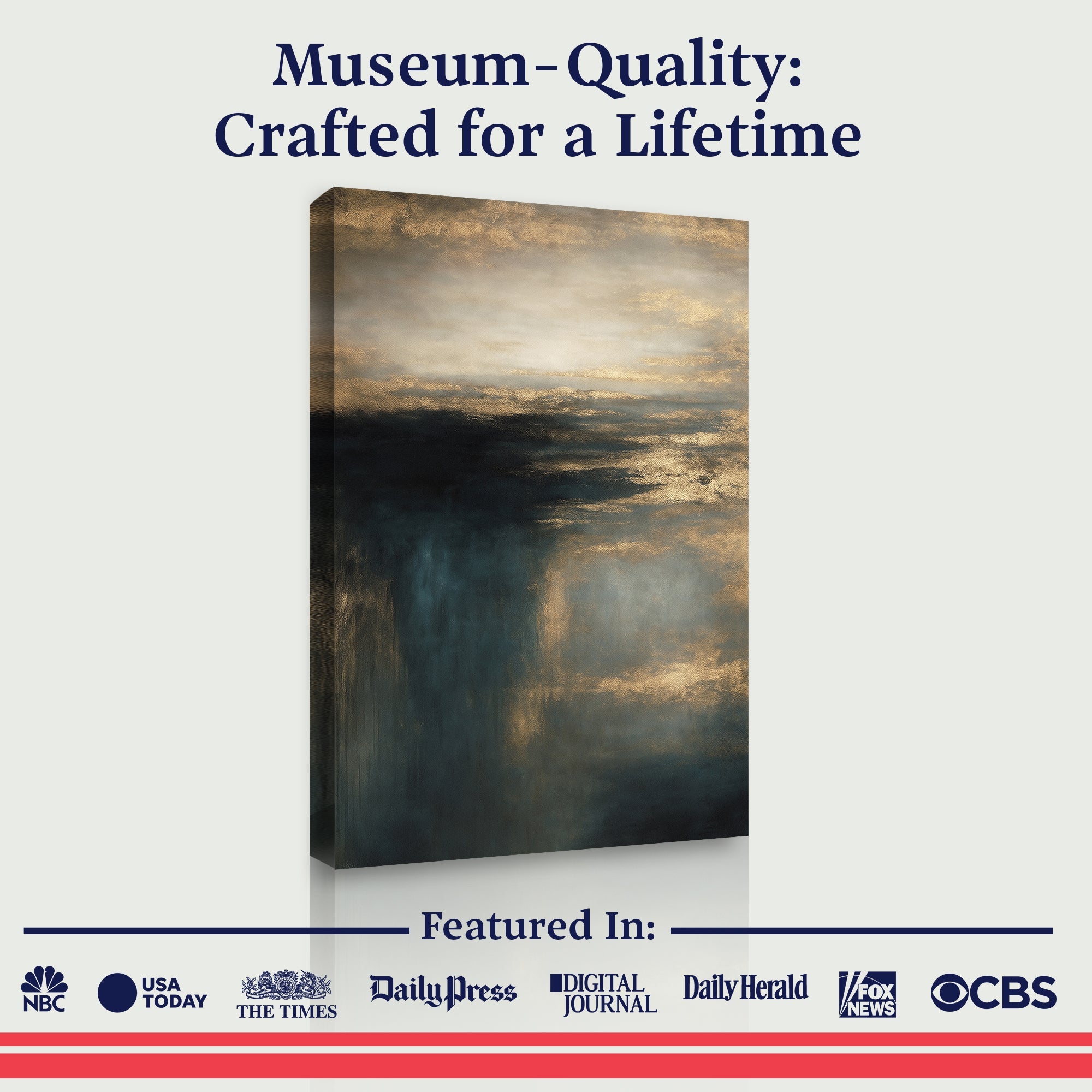 Cloudscape Glimmer Wall Art on sale at MyriadMart