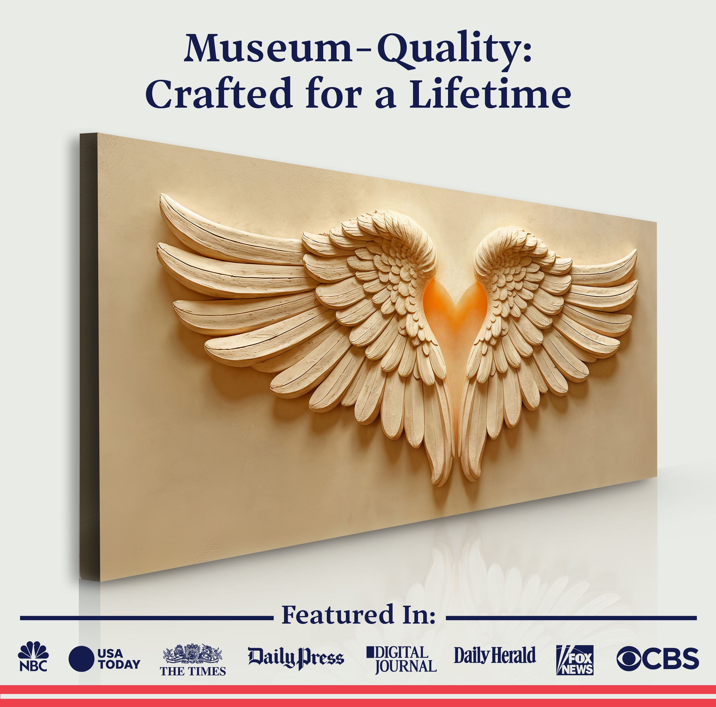 Wings Of Devotion Wall Art on sale at MyriadMart