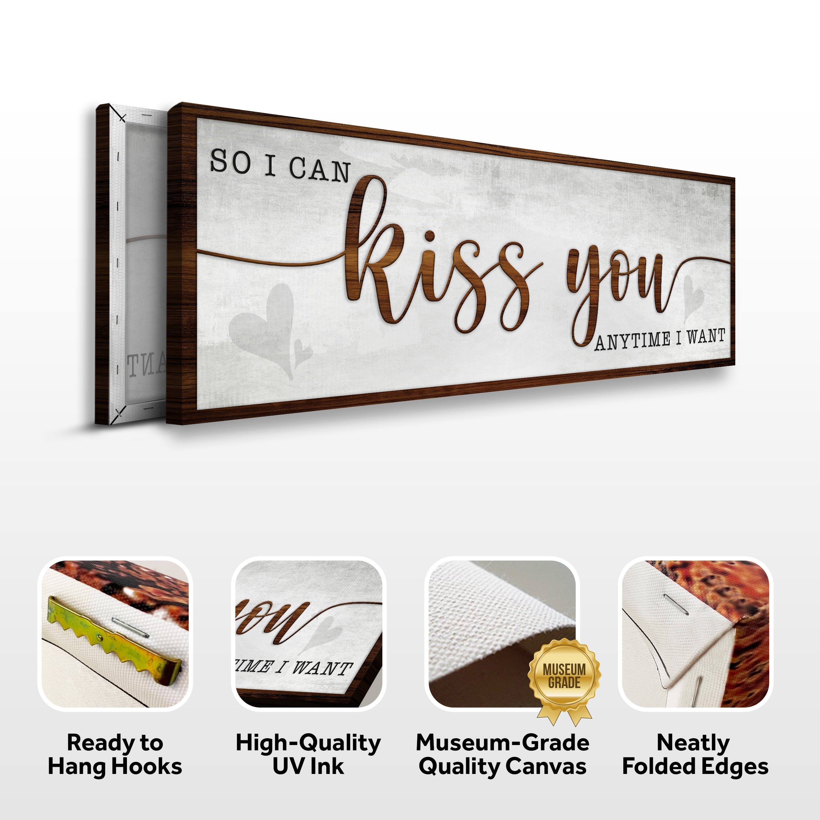 So I Can Kiss You Anytime I Want Bedroom Sign II on sale at MyriadMart