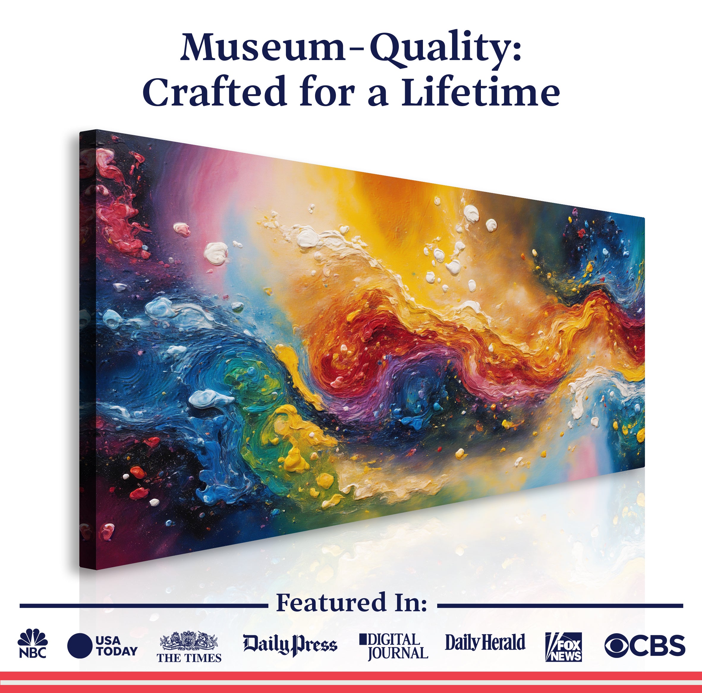 Chroma Nova Impasto Wall Art on sale at MyriadMart