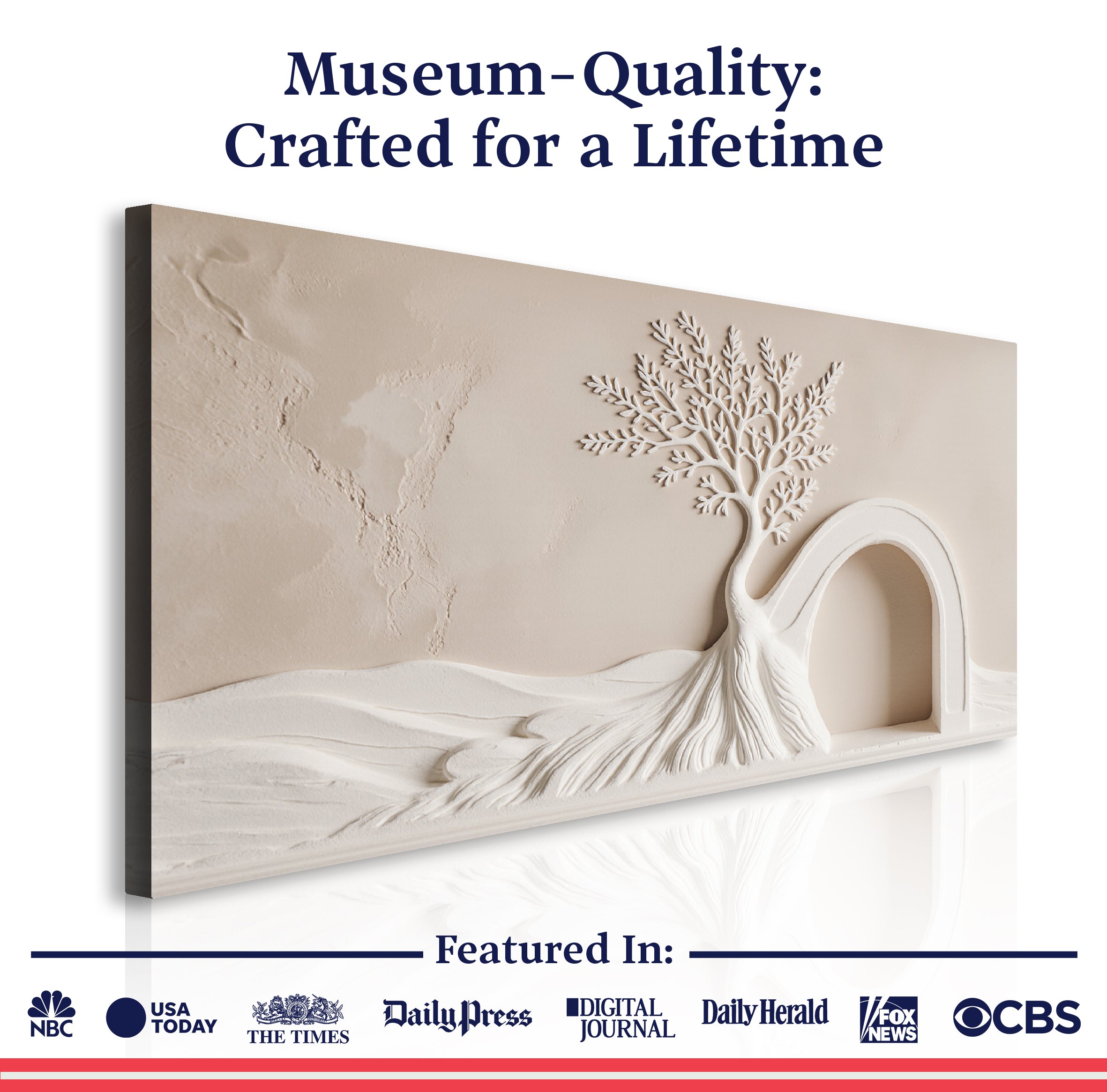 He Is Risen Abstract Wall Art on sale at MyriadMart