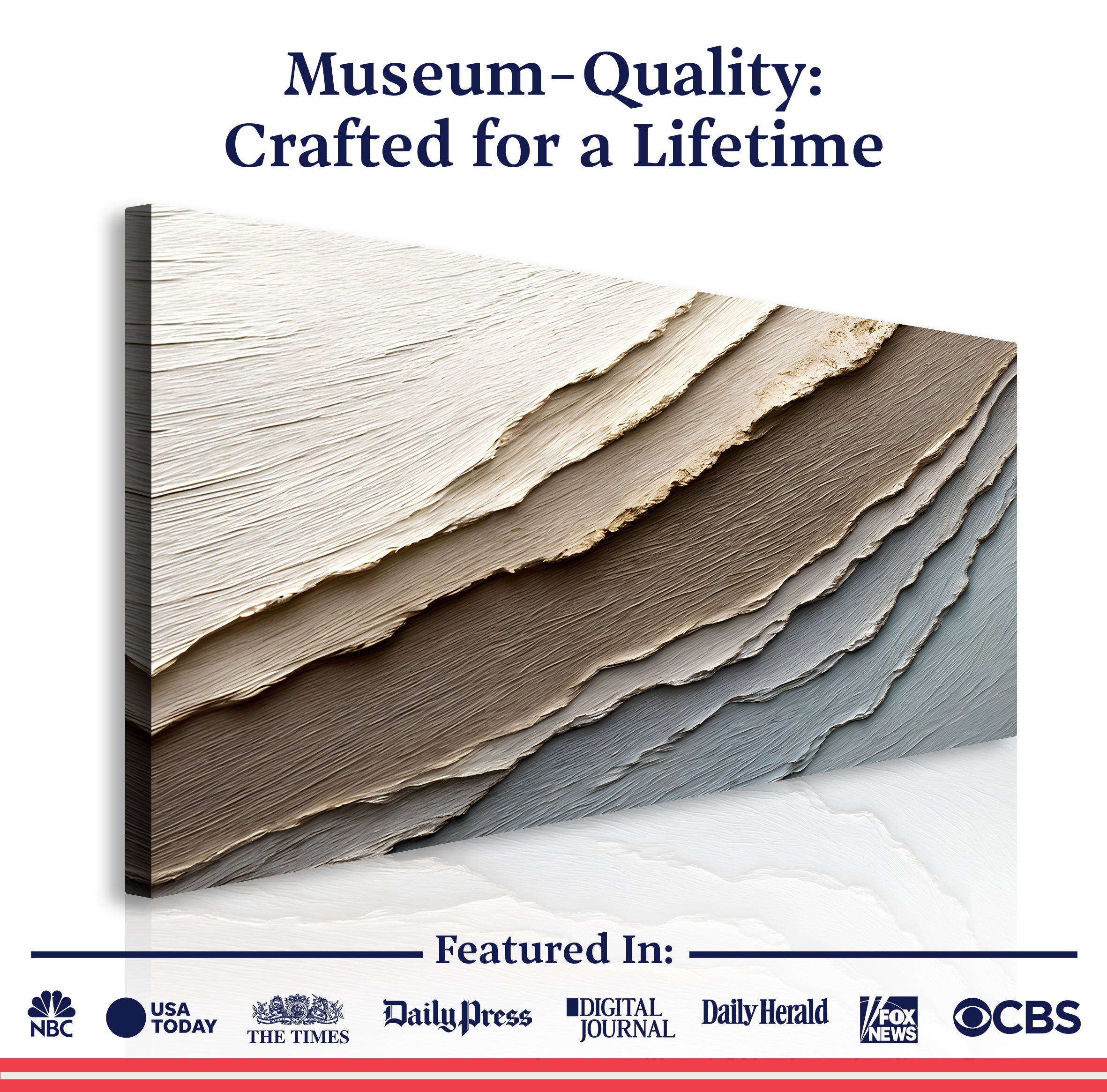 Abstract Earth Tones Wall Art on sale at MyriadMart