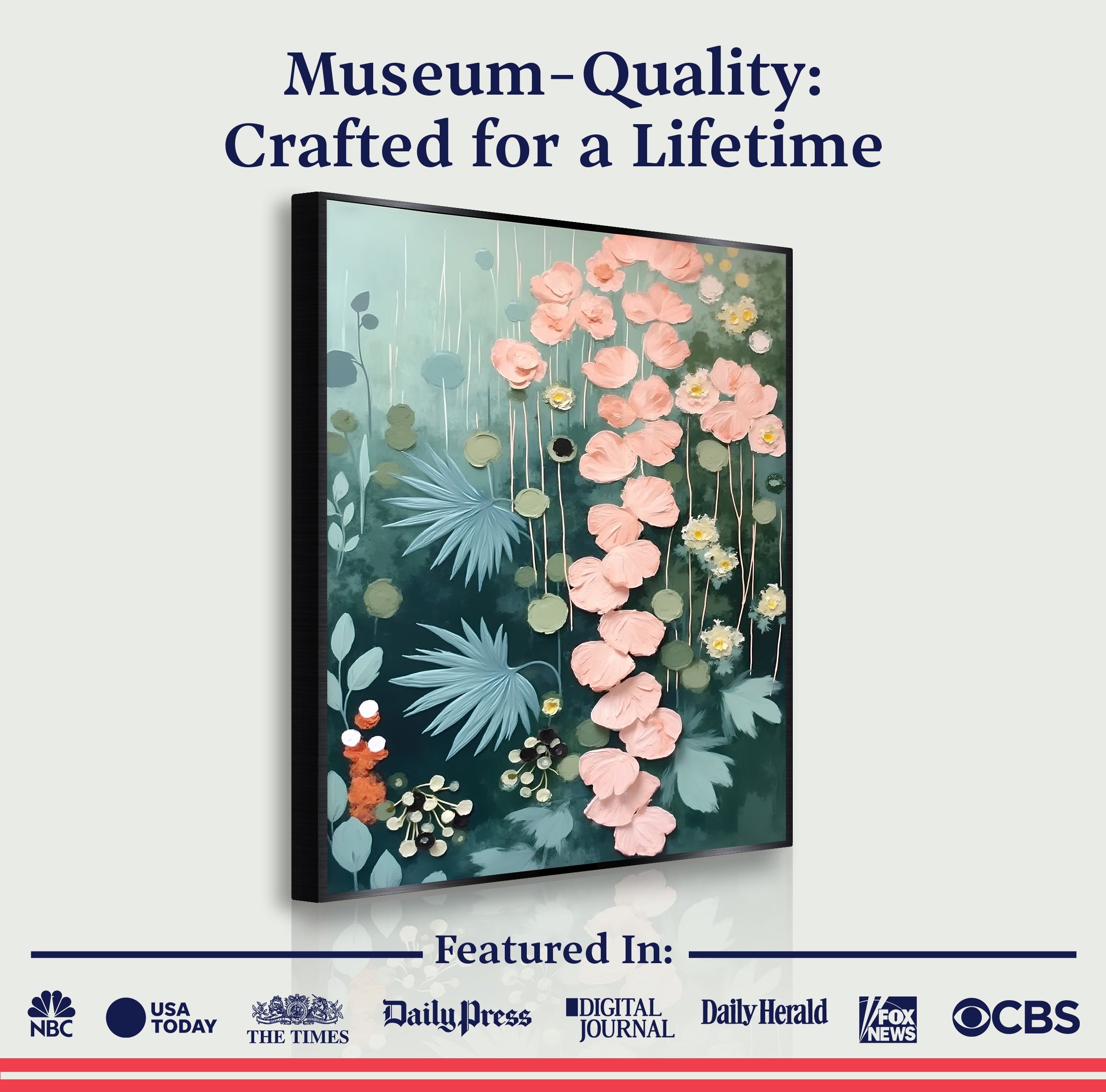 Secret Garden Impasto Wall Art II on sale at MyriadMart