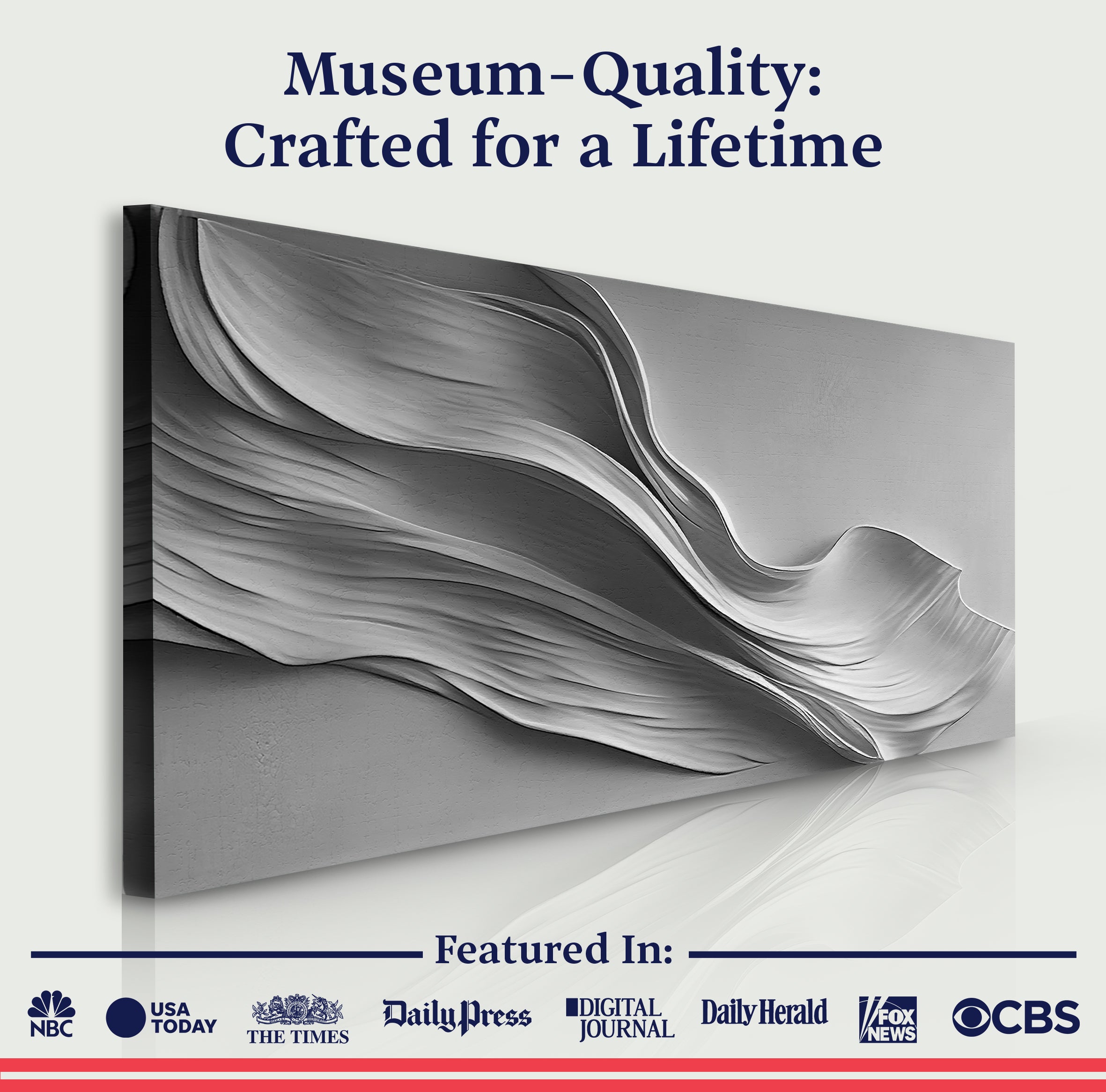 Stormy Gray Minimalist Wall Art on sale at MyriadMart