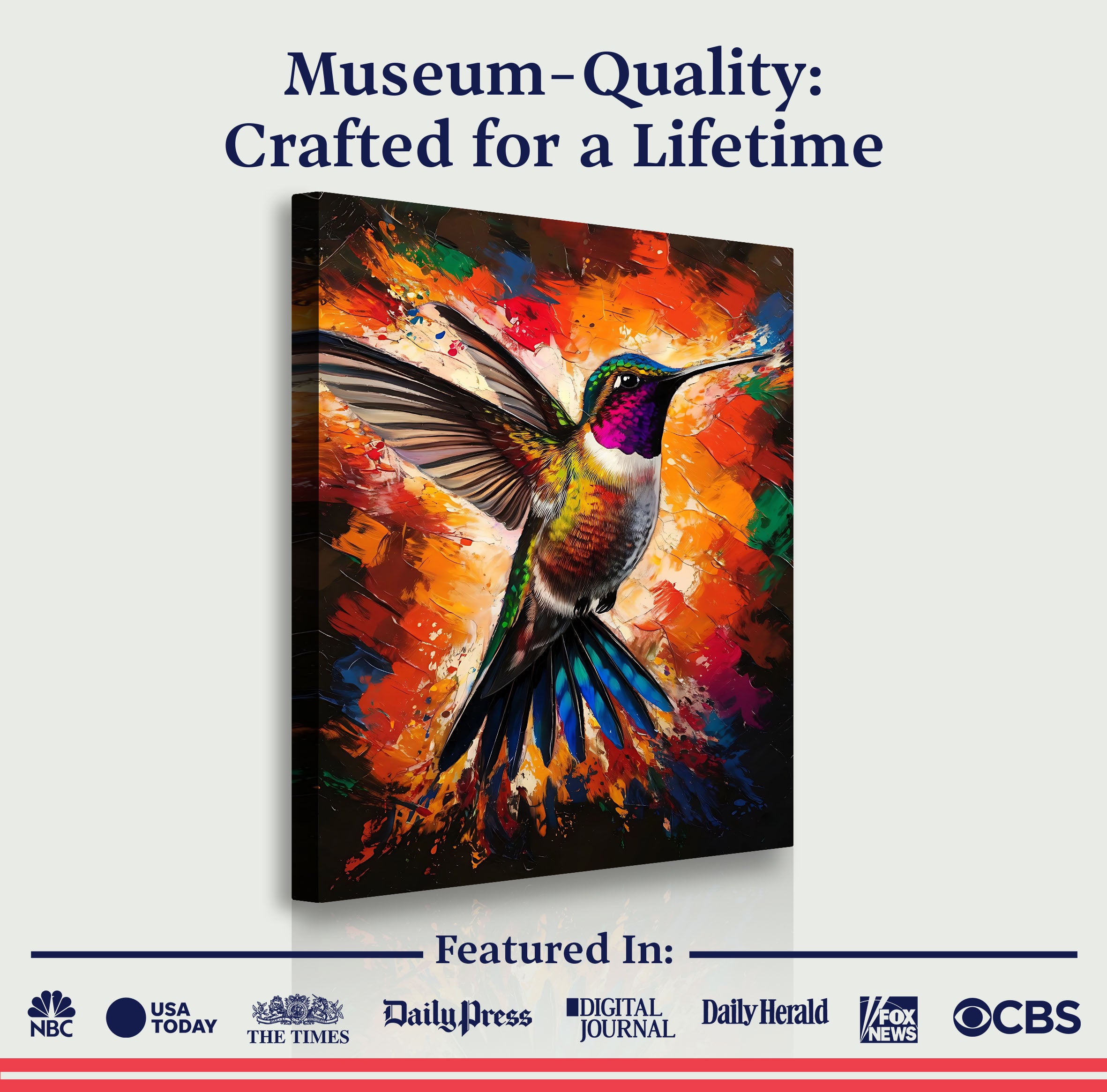 Humming Bird Abstract Wall Art on sale at MyriadMart